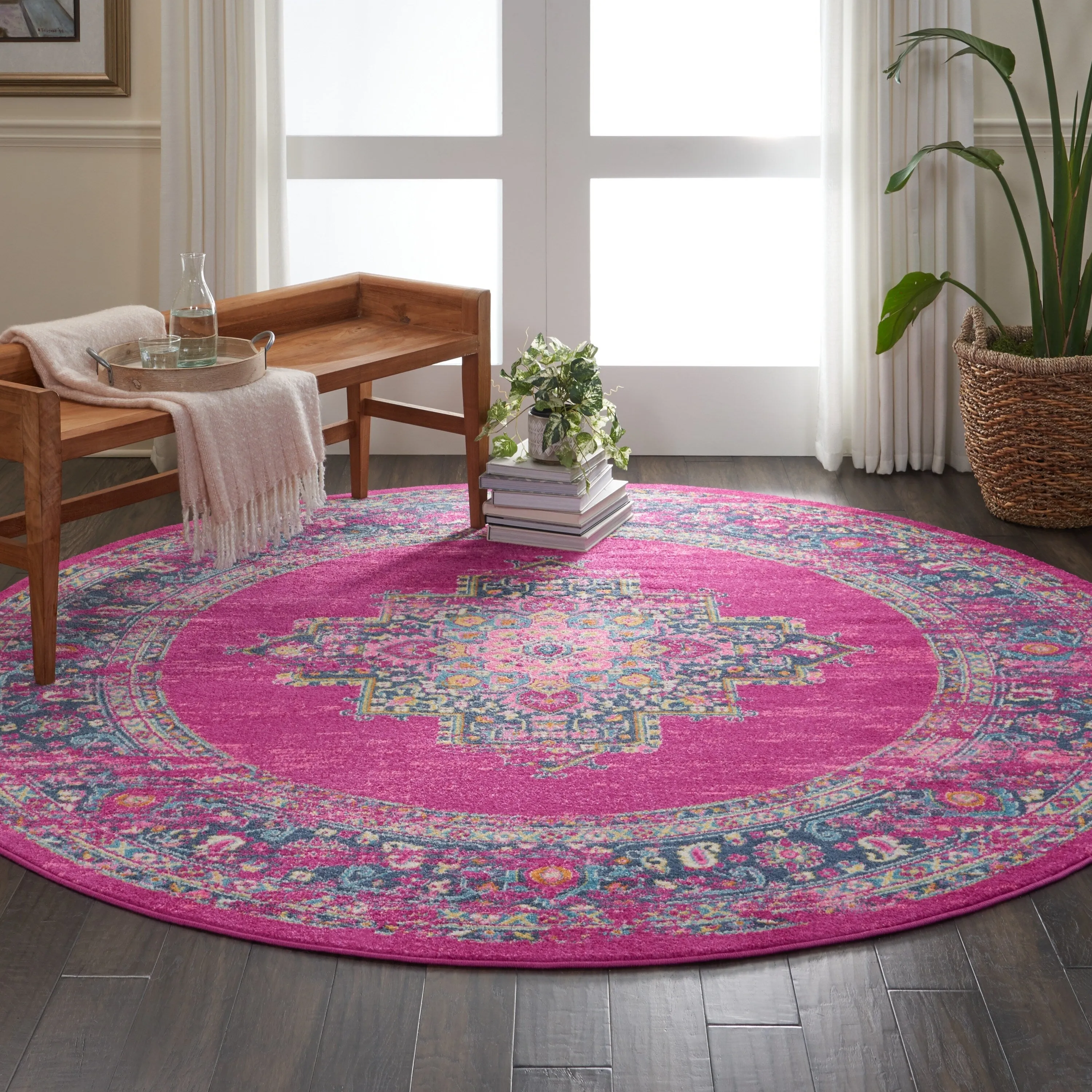 Nourison Passion Vintage Persian Medallion Area Rug