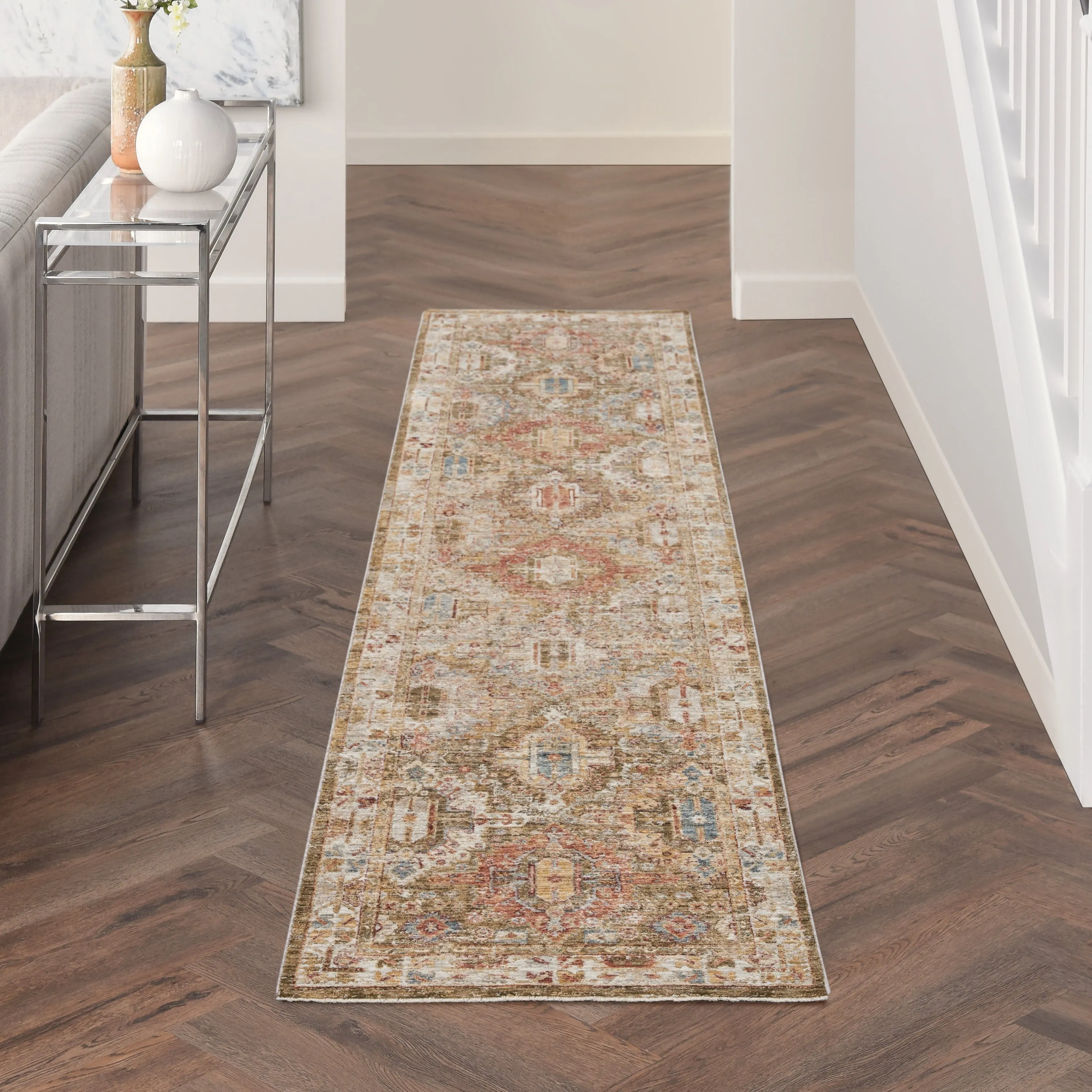 Nourison Petra Traditional Vintage Persian Area Rug