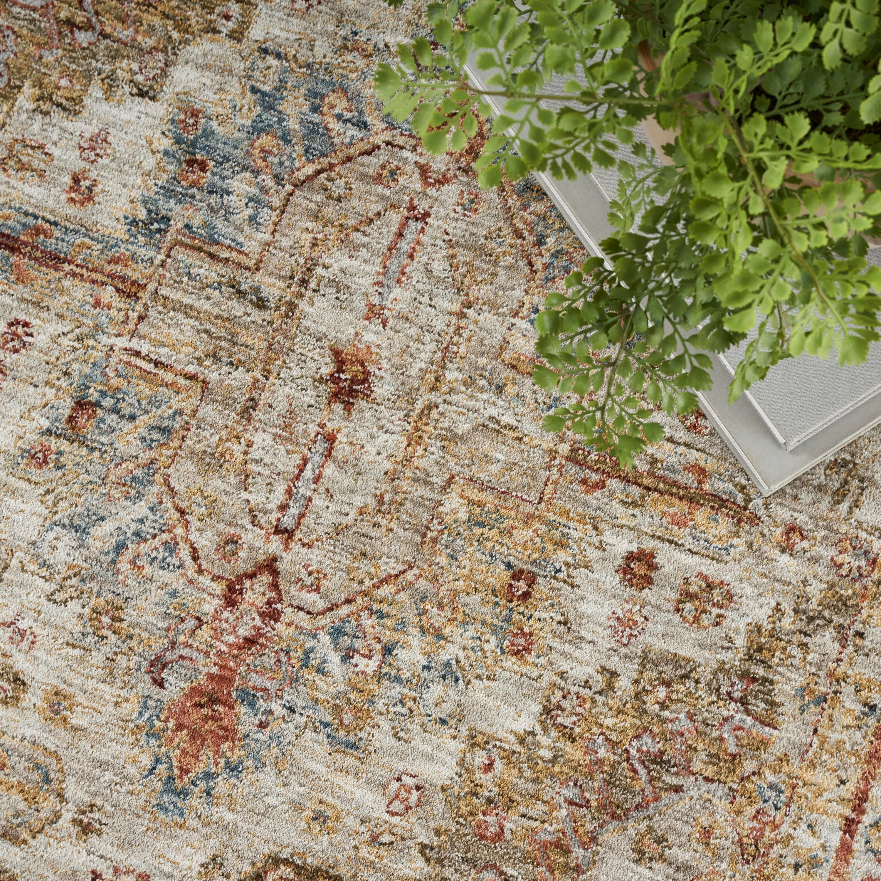 Nourison Petra Traditional Vintage Persian Area Rug