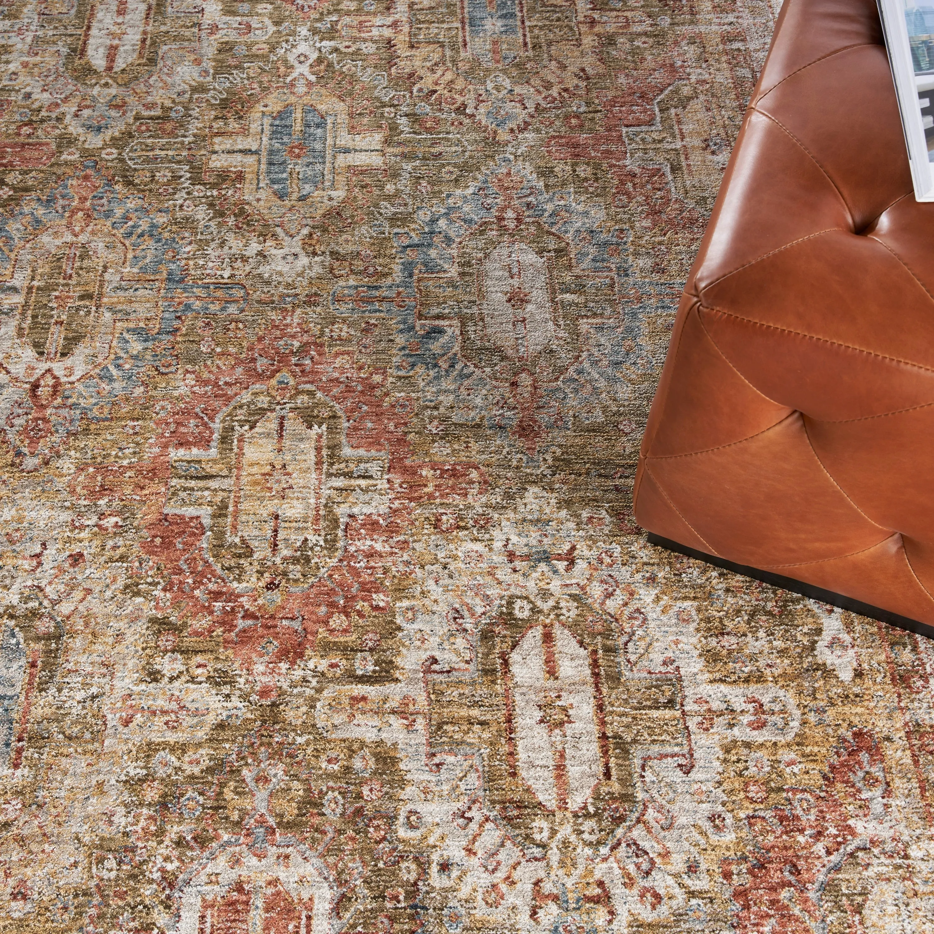 Nourison Petra Traditional Vintage Persian Area Rug