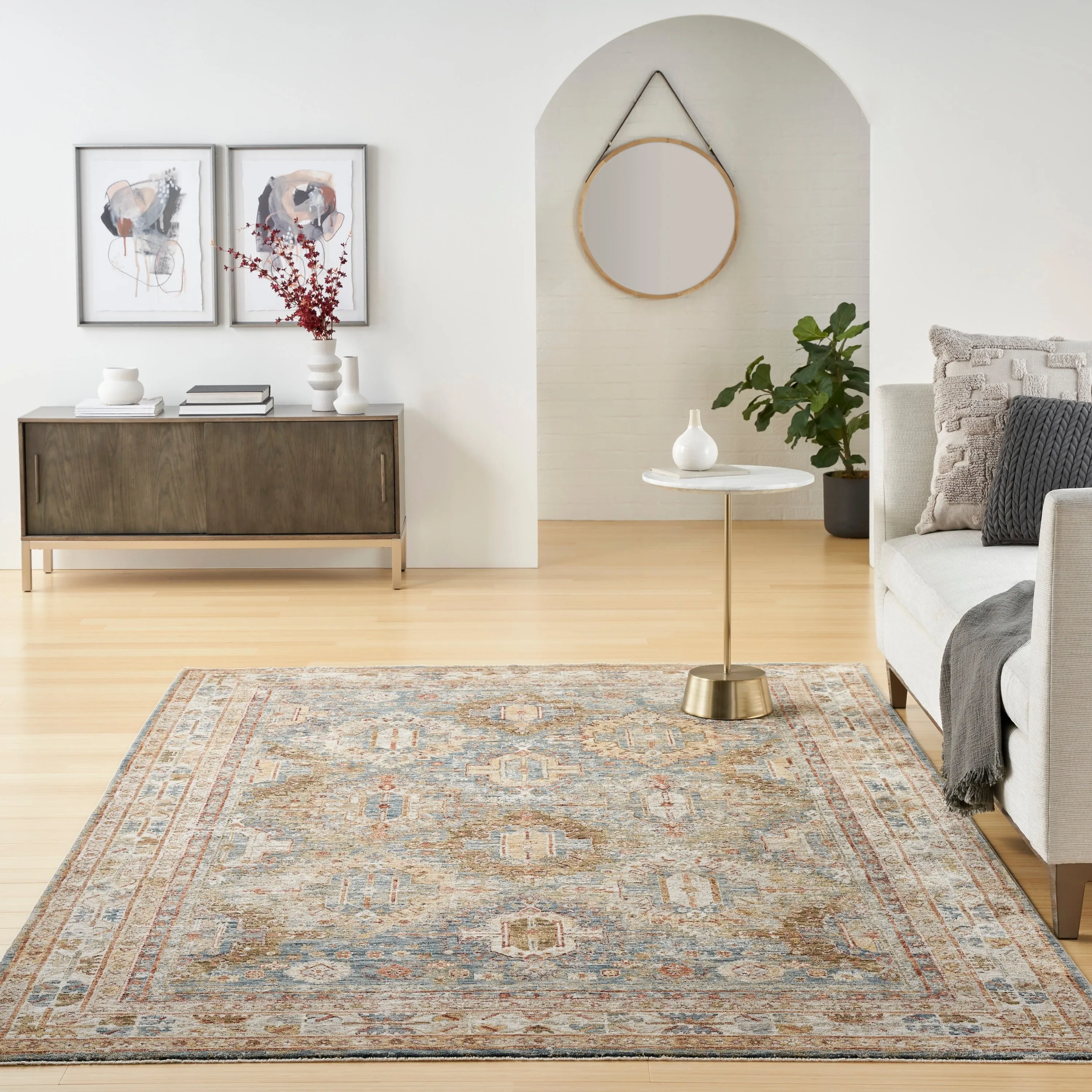 Nourison Petra Traditional Vintage Persian Area Rug