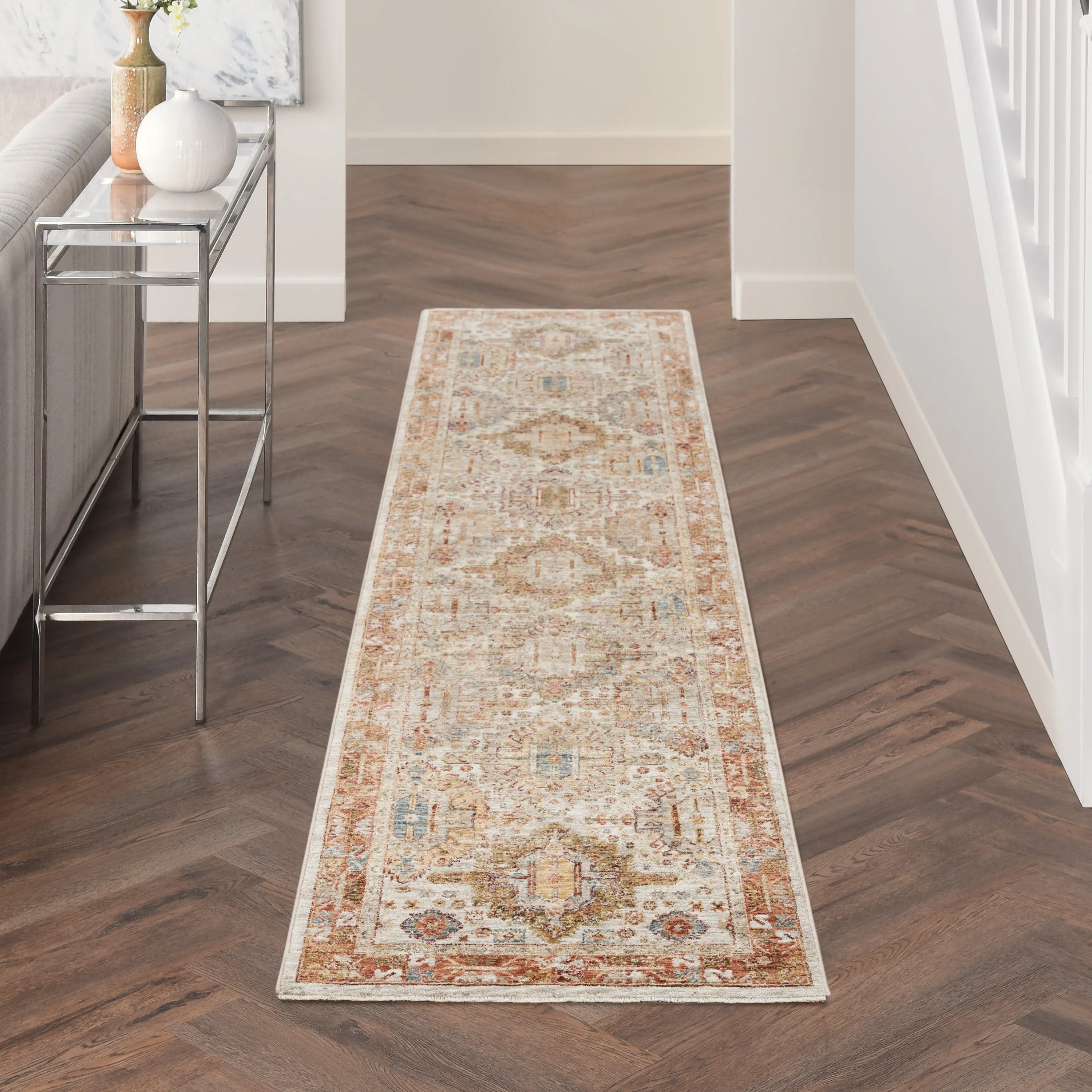 Nourison Petra Traditional Vintage Persian Area Rug