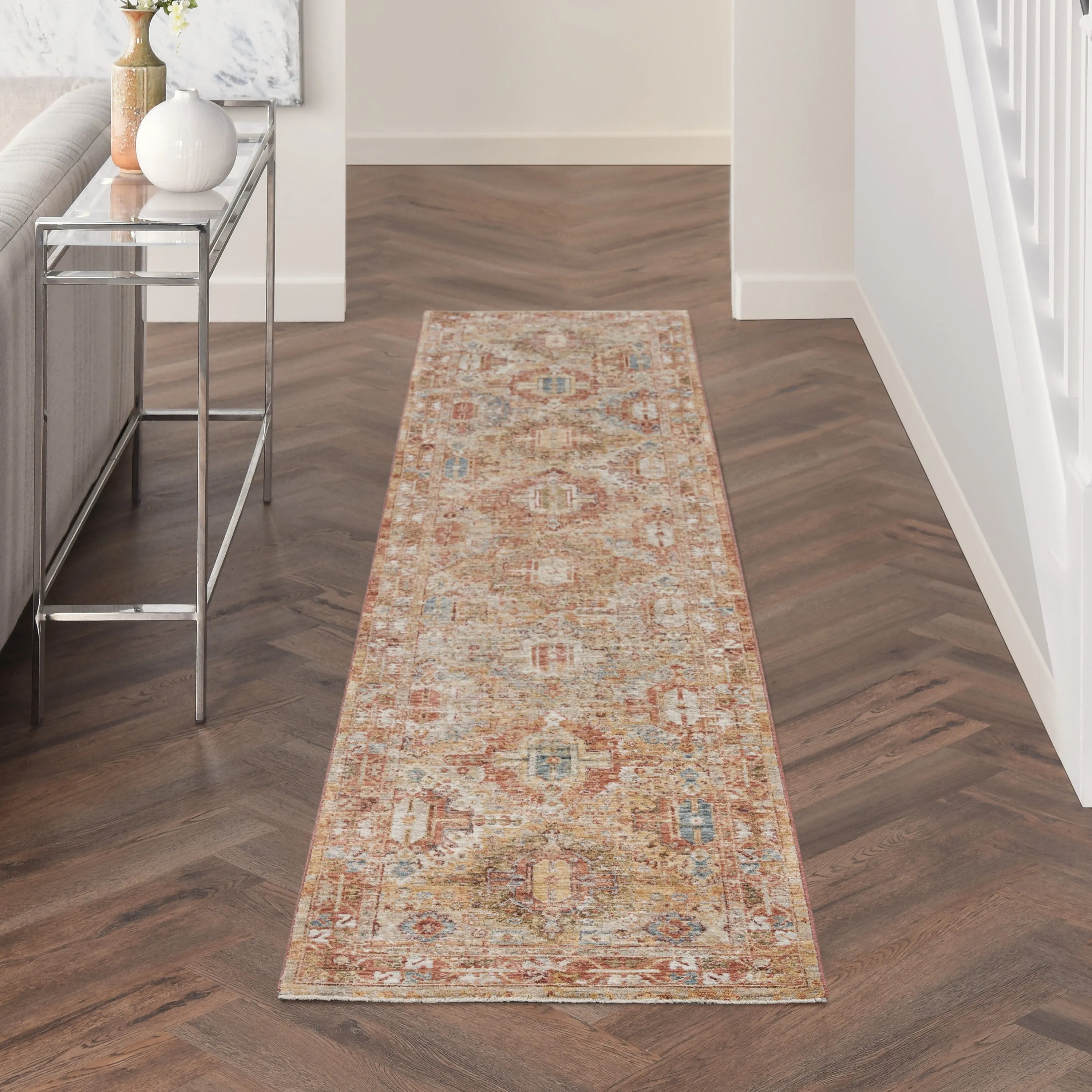 Nourison Petra Traditional Vintage Persian Area Rug