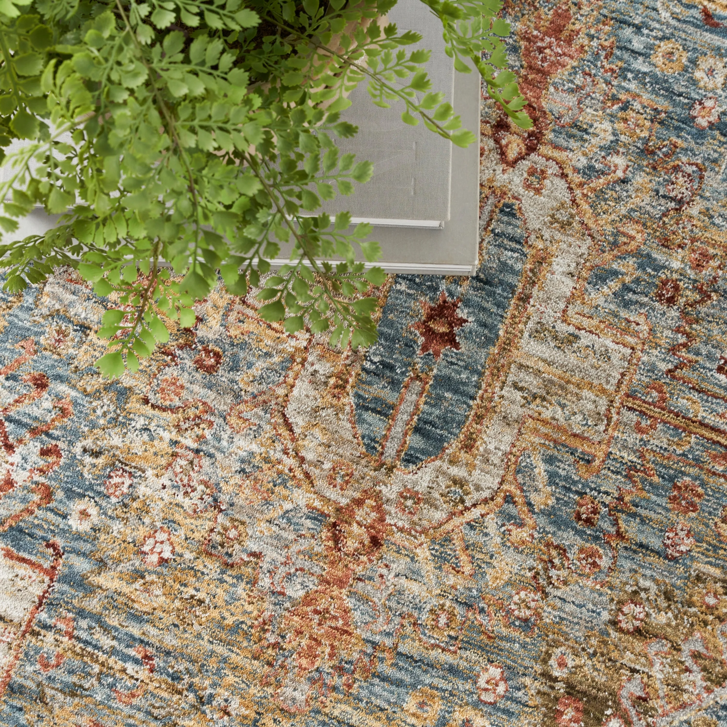 Nourison Petra Traditional Vintage Persian Area Rug