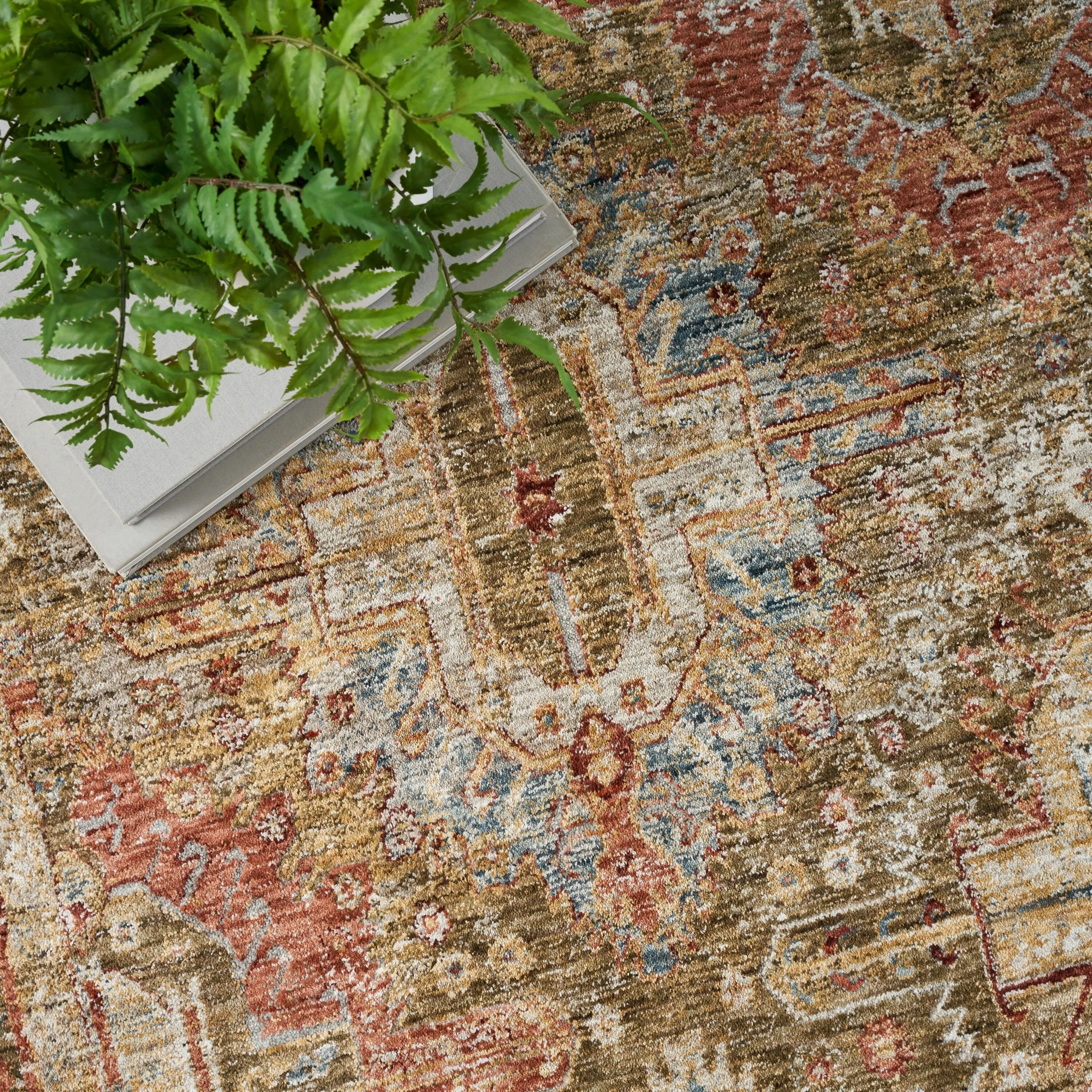 Nourison Petra Traditional Vintage Persian Area Rug