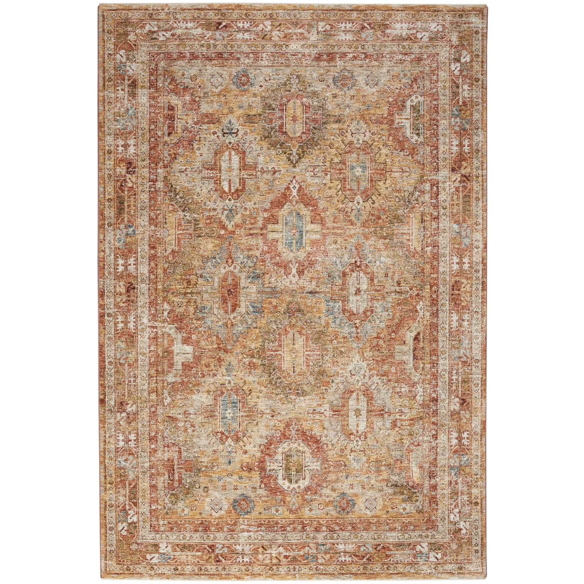 Nourison Petra Traditional Vintage Persian Area Rug