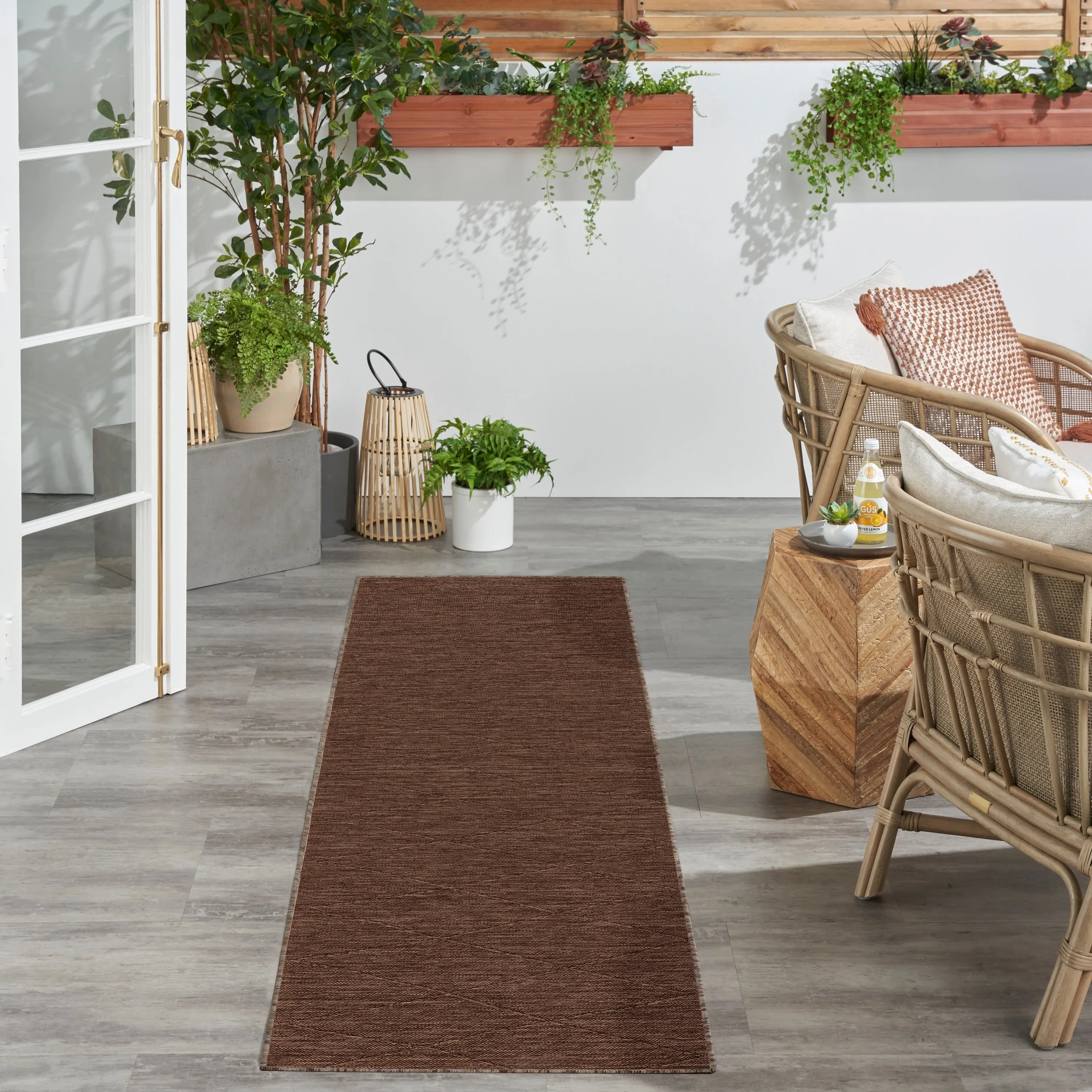 Nourison Practical Solutions Indoor/Outdoor Geometric Area Rug