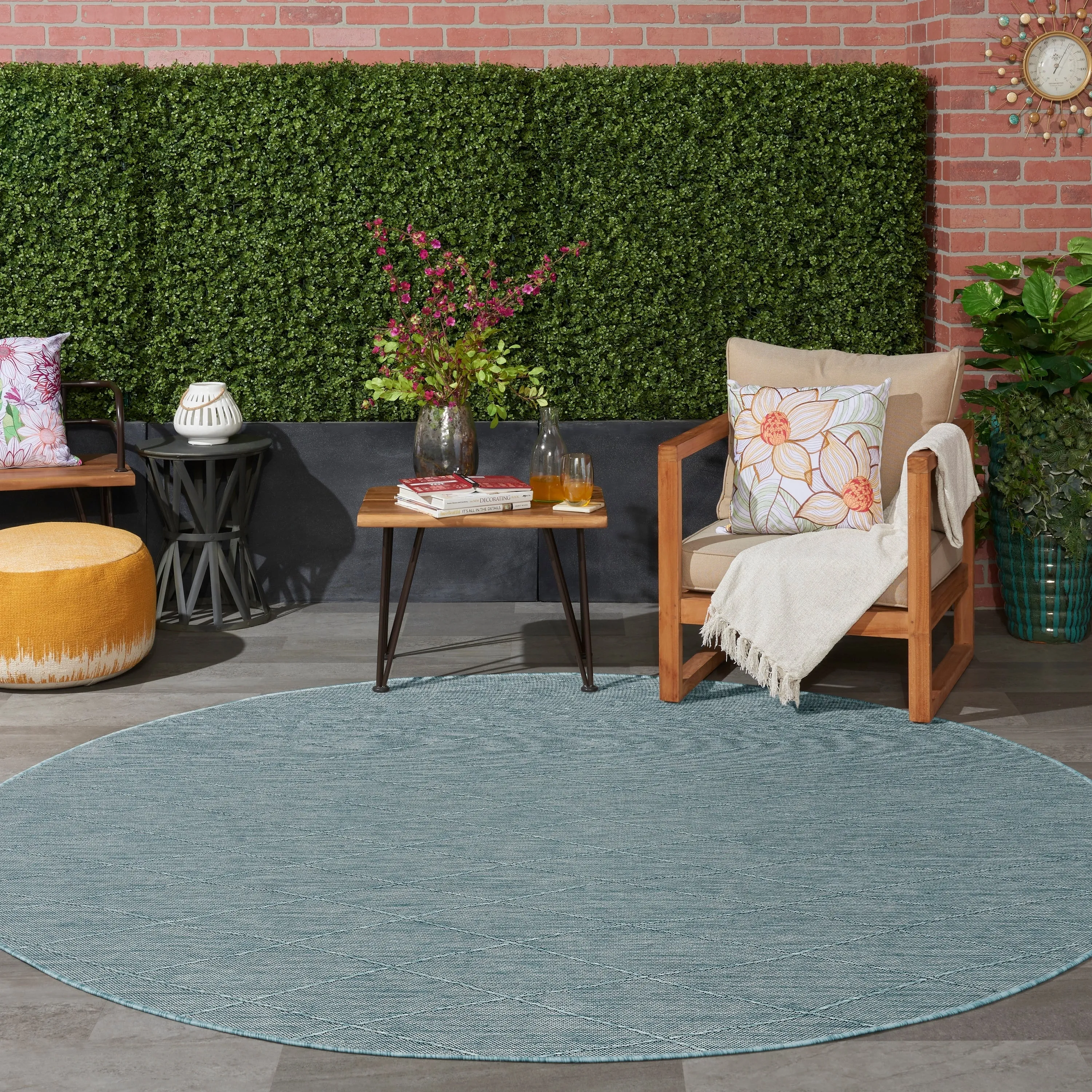 Nourison Practical Solutions Indoor/Outdoor Geometric Area Rug