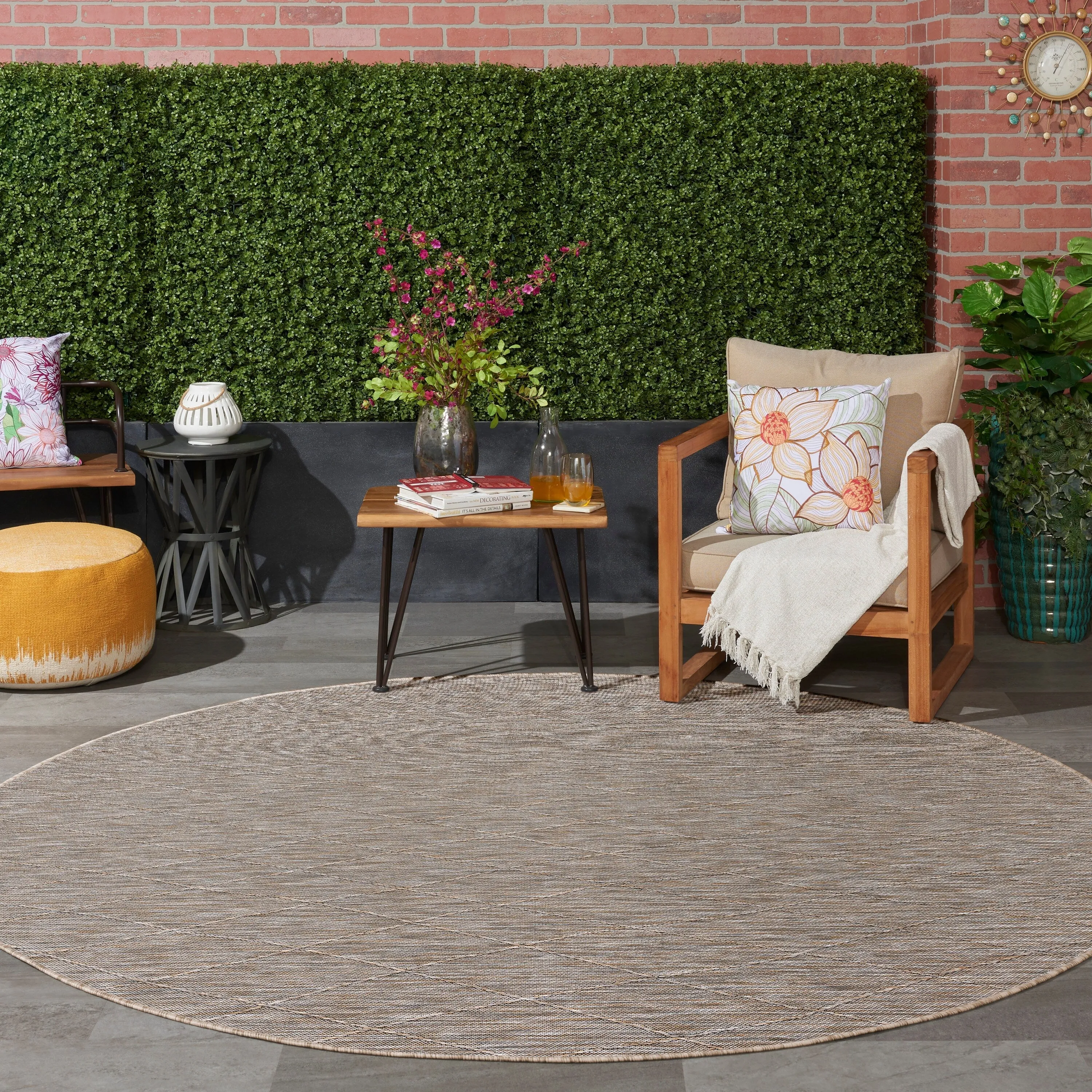 Nourison Practical Solutions Indoor/Outdoor Geometric Area Rug