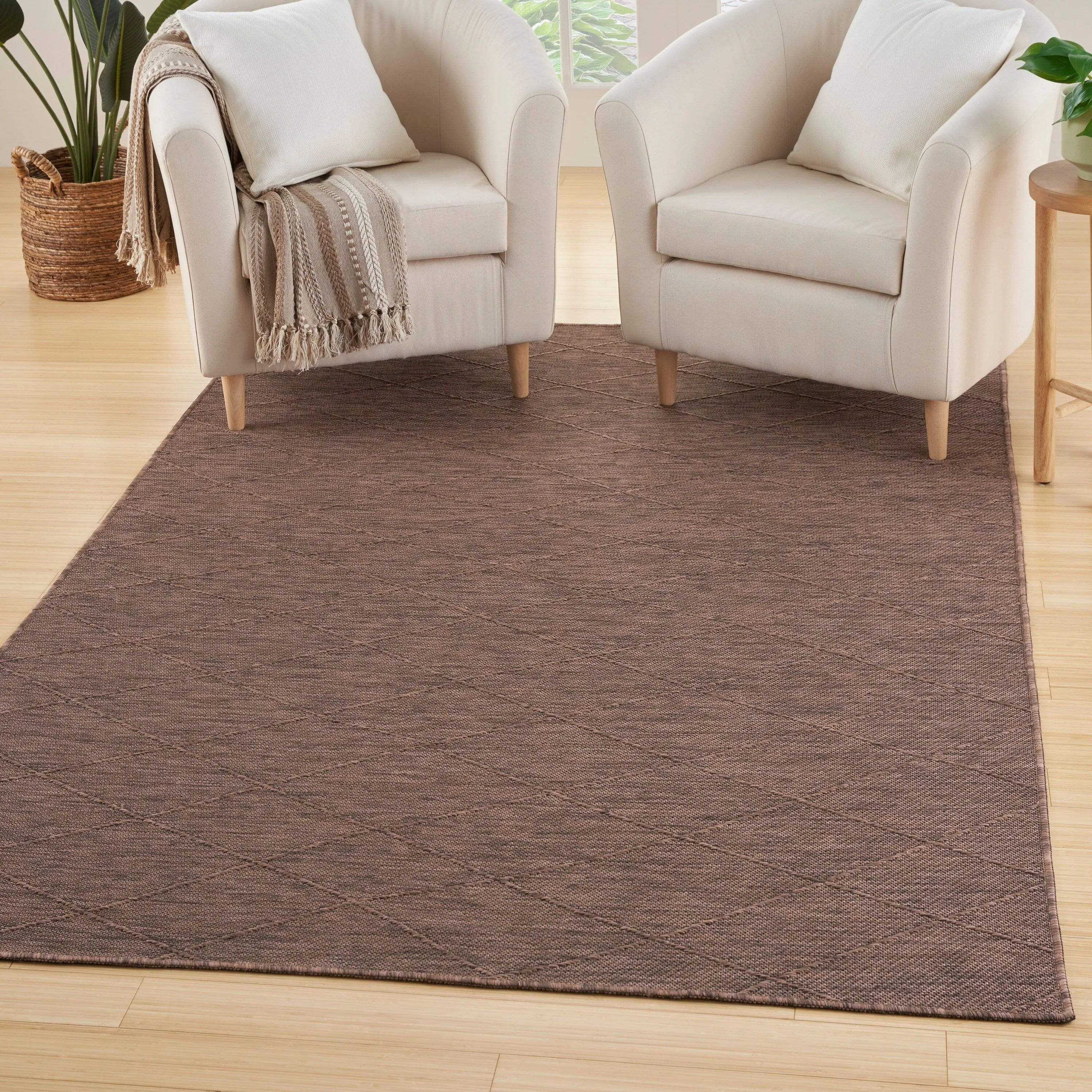 Nourison Practical Solutions Indoor/Outdoor Geometric Area Rug