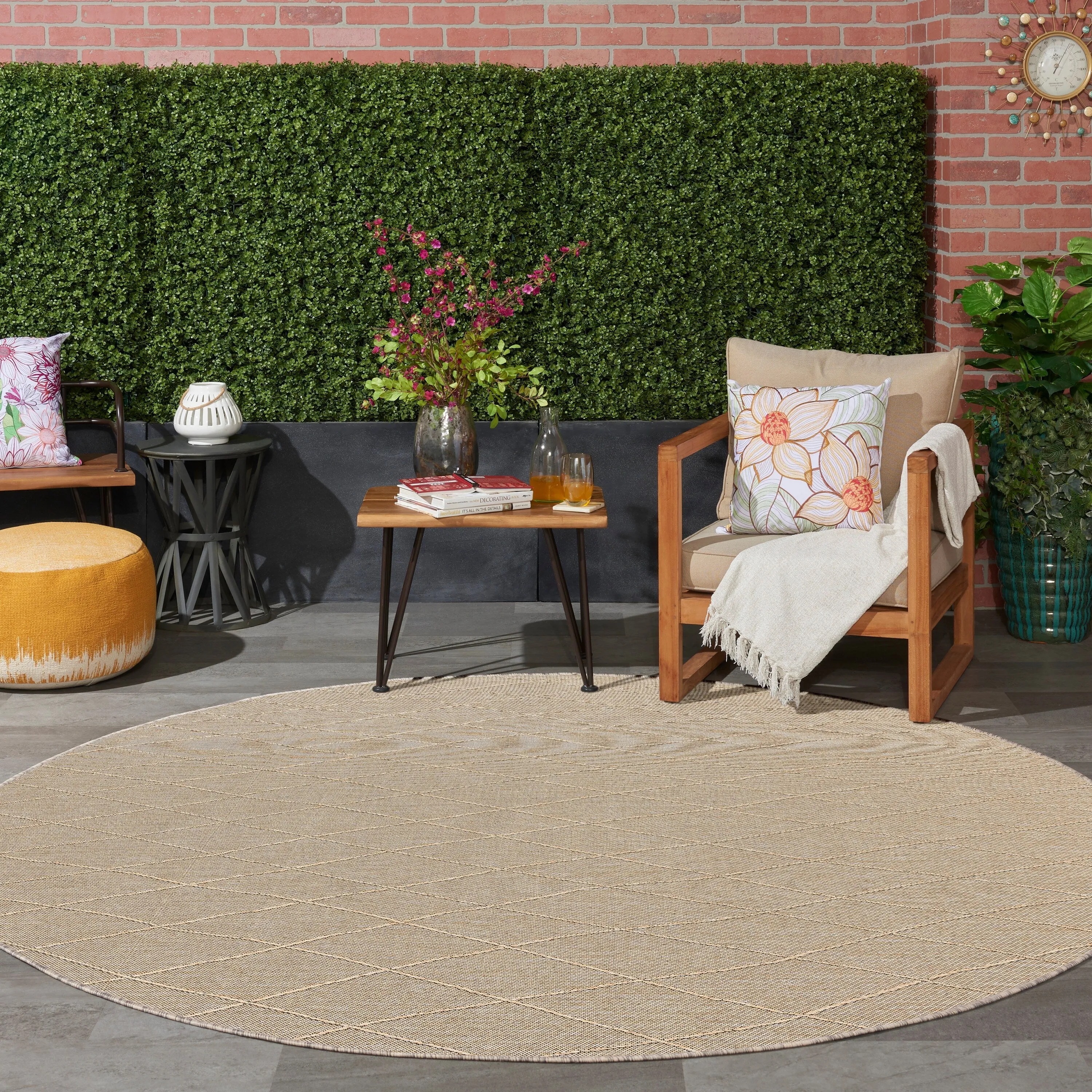 Nourison Practical Solutions Indoor/Outdoor Geometric Area Rug