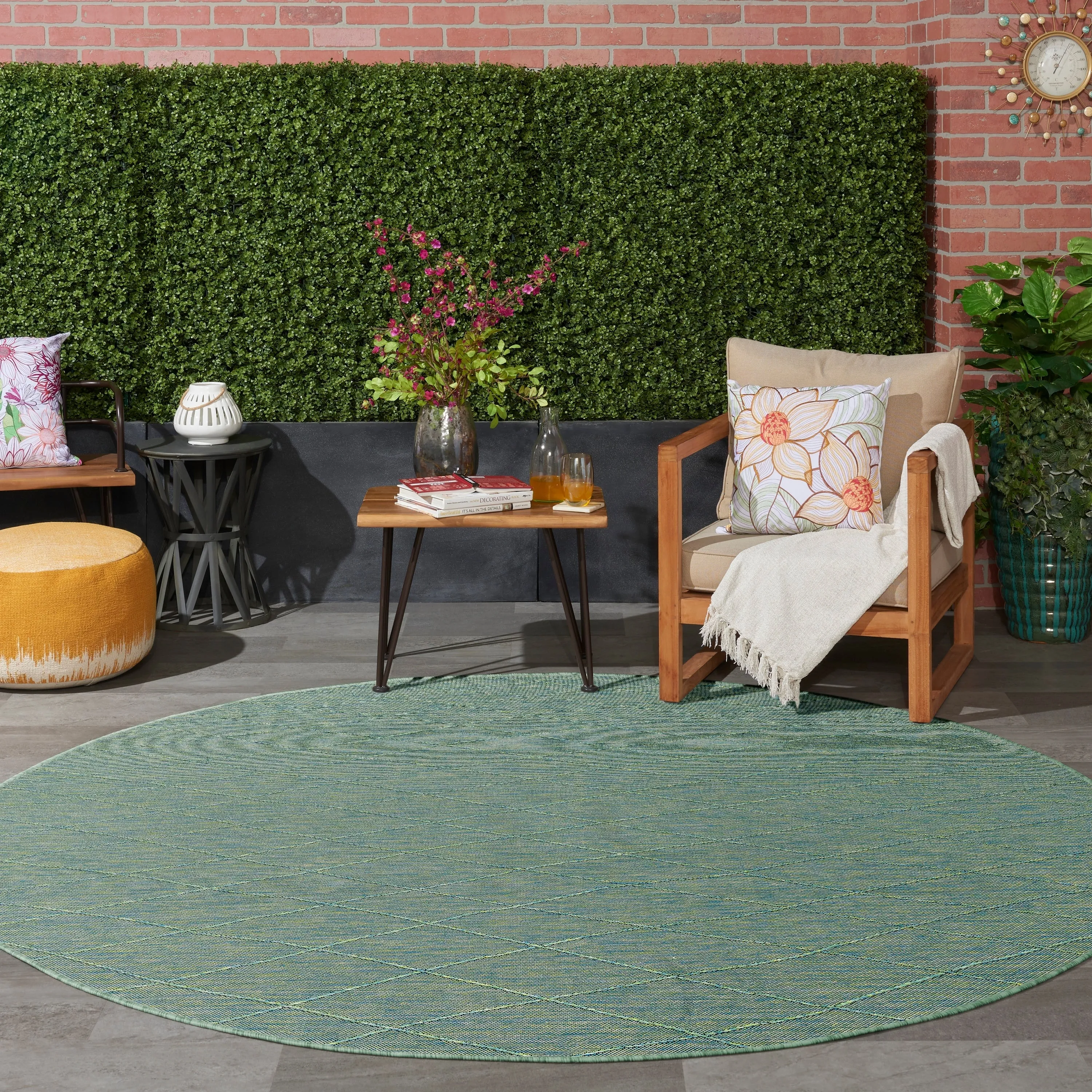 Nourison Practical Solutions Indoor/Outdoor Geometric Area Rug