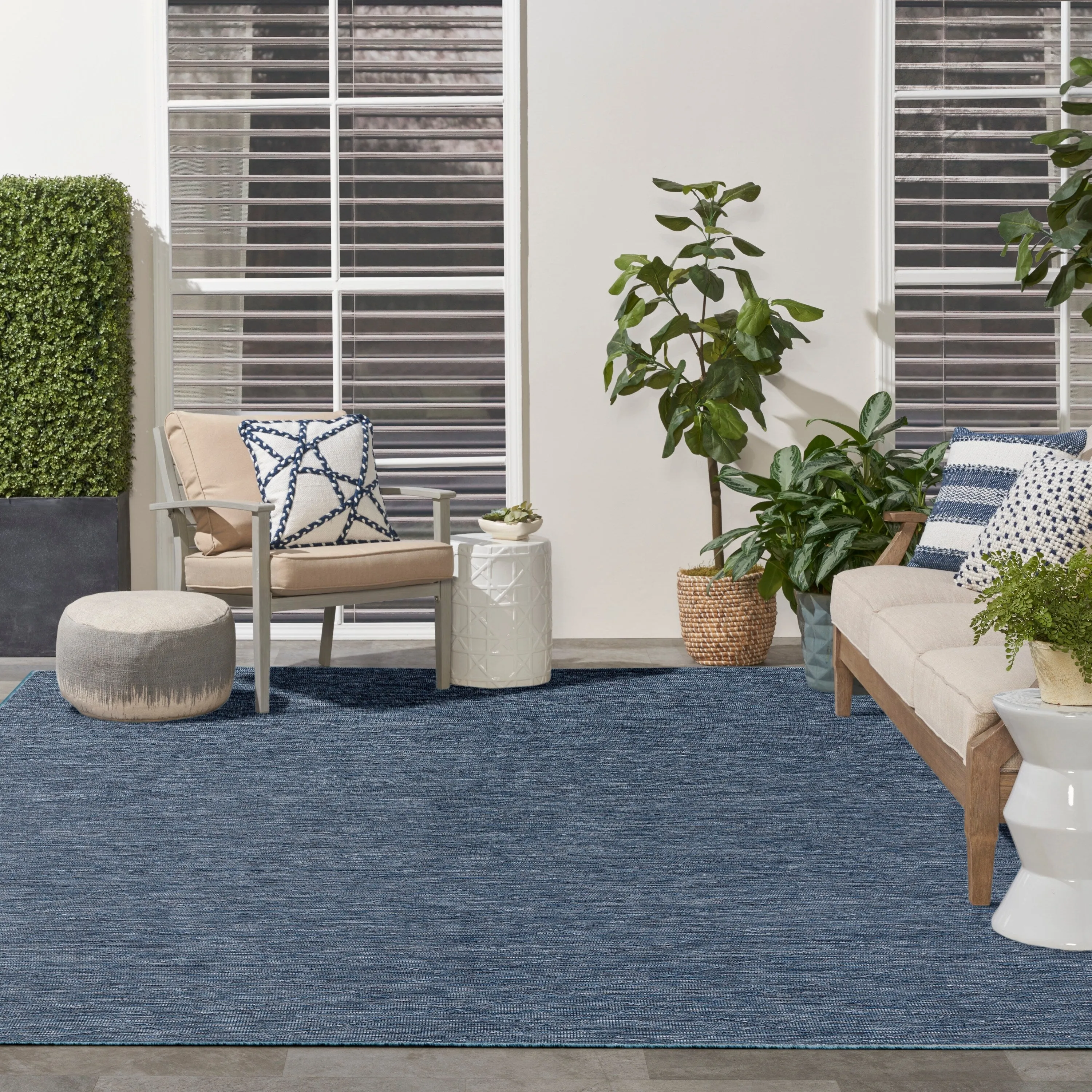 Nourison Practical Solutions Indoor/Outdoor Geometric Area Rug