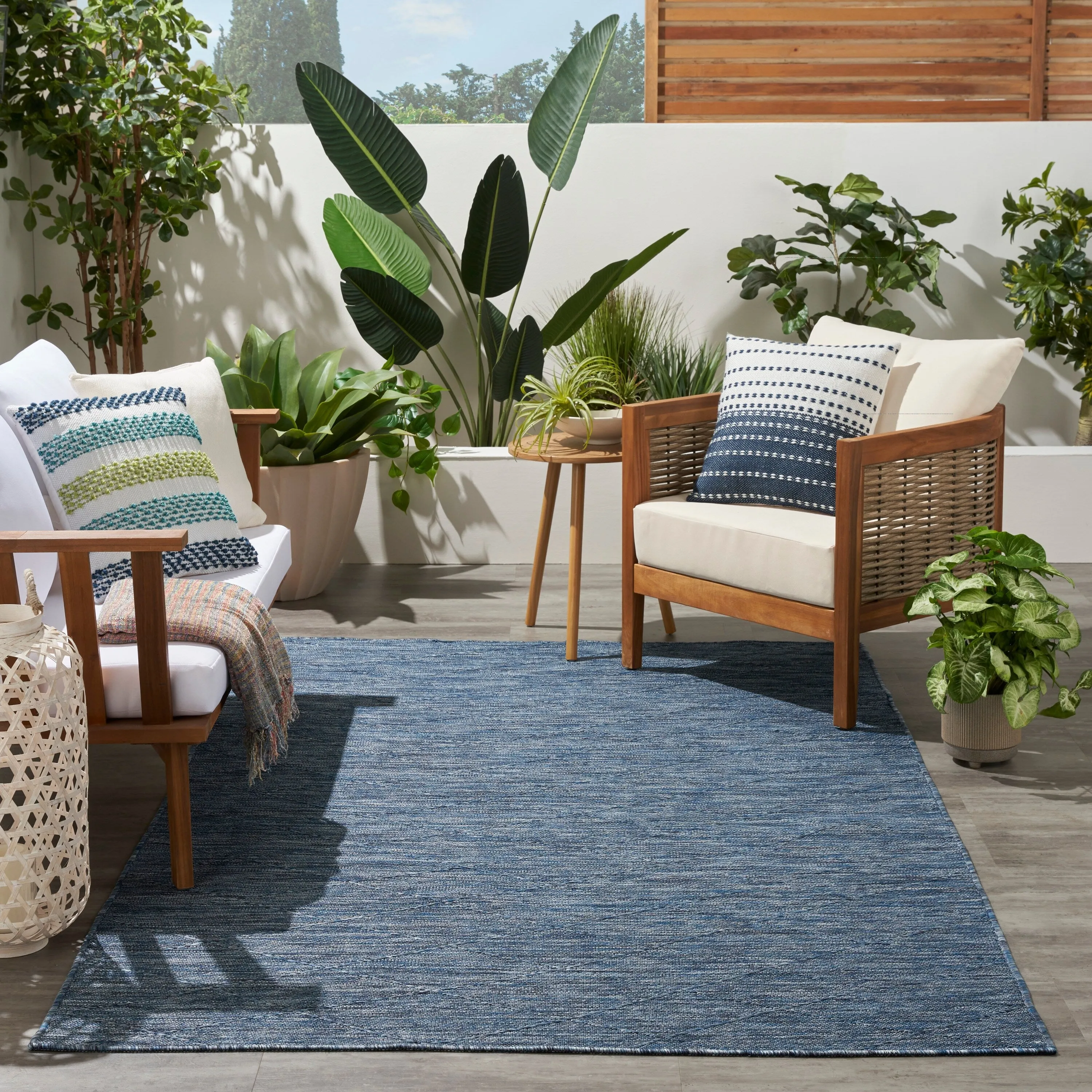 Nourison Practical Solutions Indoor/Outdoor Geometric Area Rug