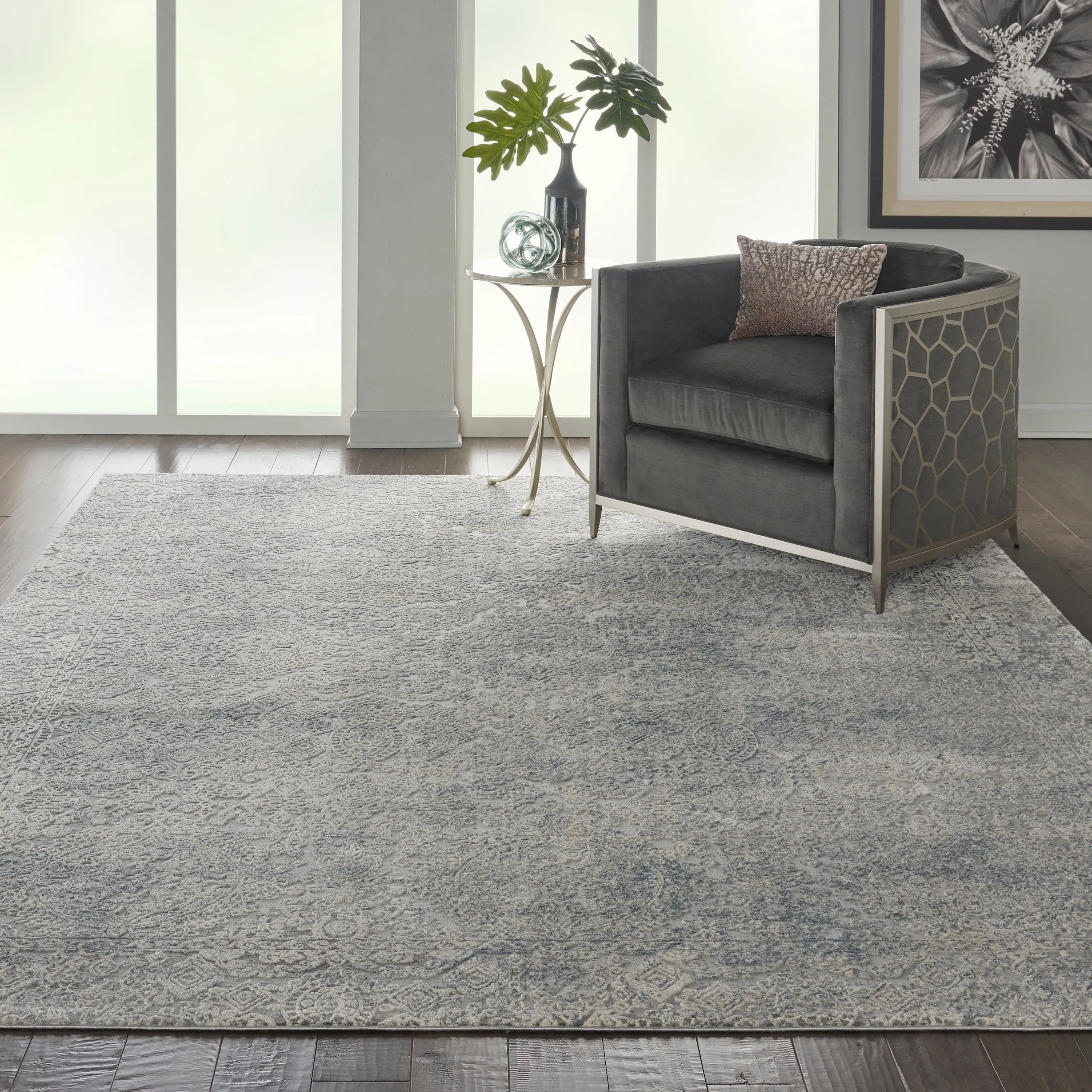 Nourison Rustic Textures Contemporary Abstract Area Rug