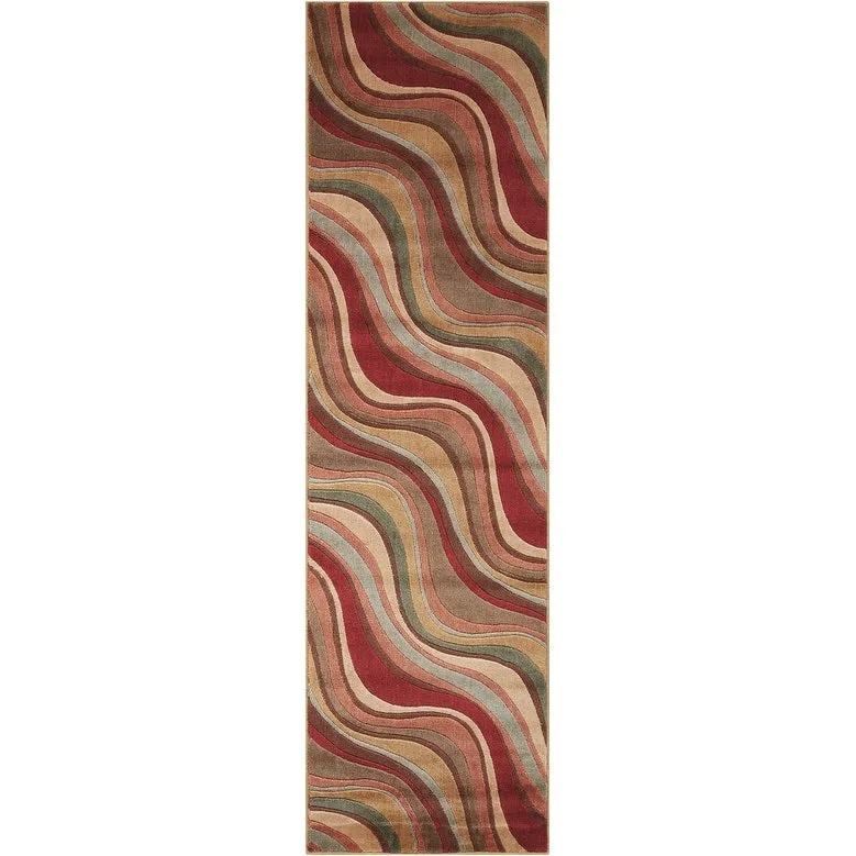 Nourison Somerset Modern Transitional Wave Area Rug