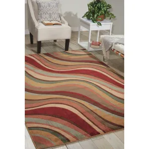 Nourison Somerset Modern Transitional Wave Area Rug