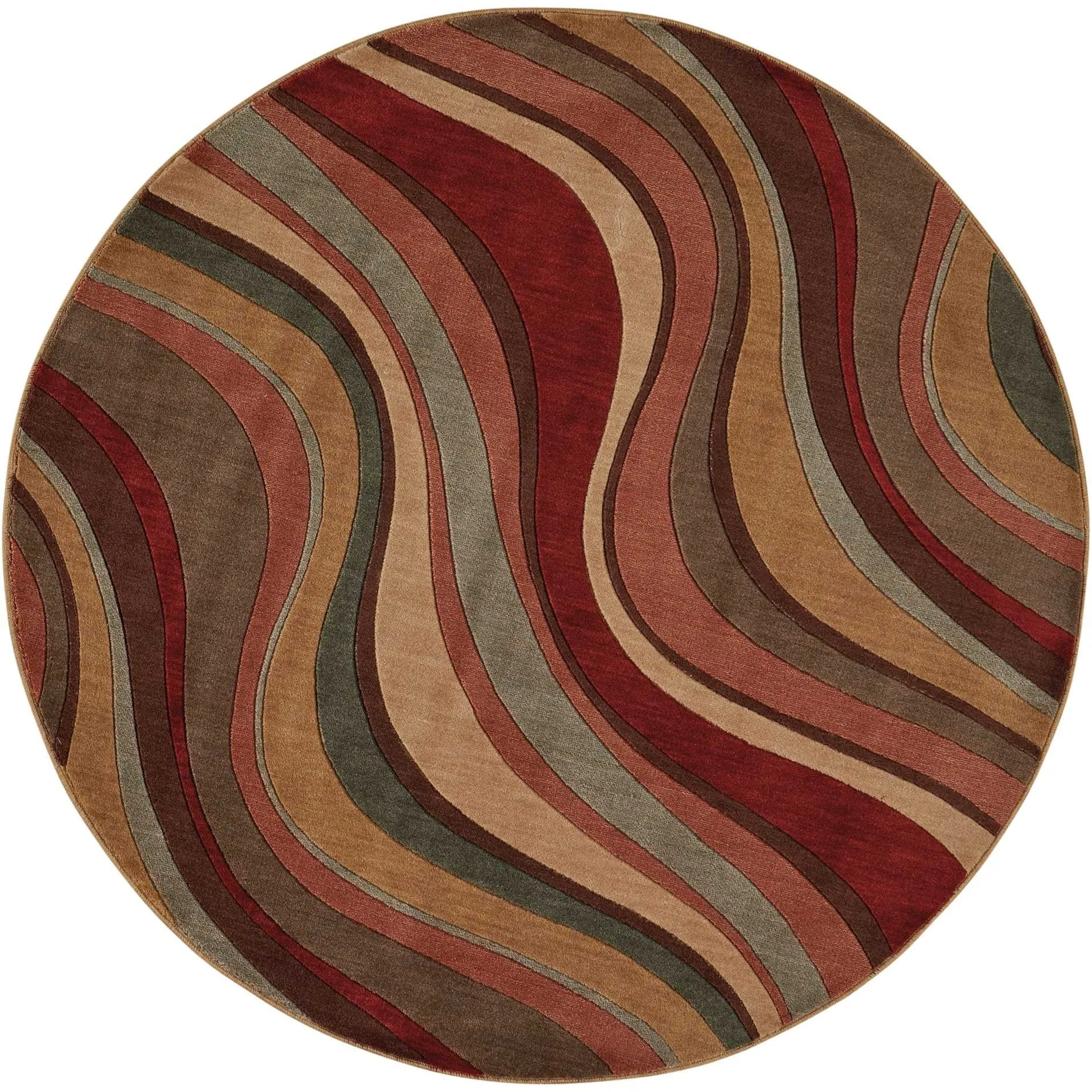 Nourison Somerset Modern Transitional Wave Area Rug