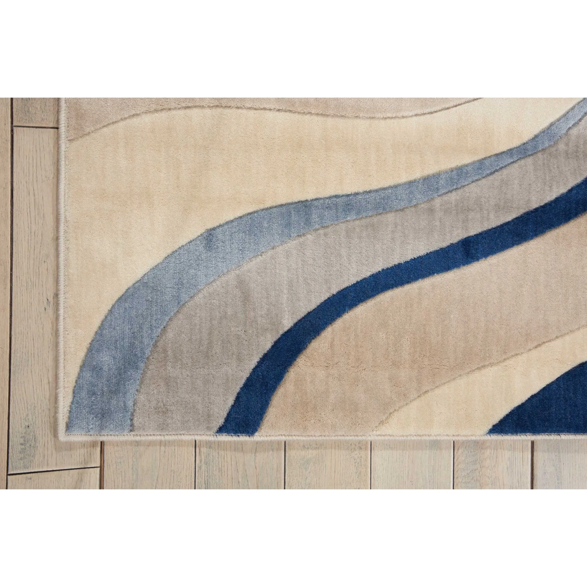 Nourison Somerset Modern Transitional Wave Area Rug