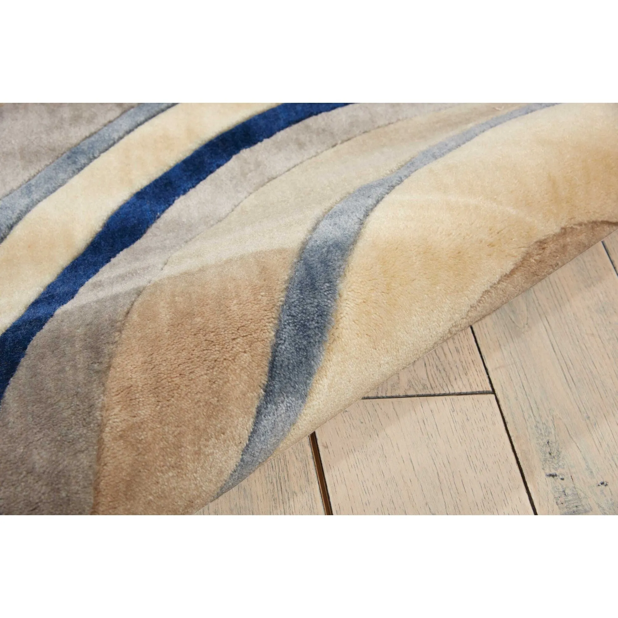 Nourison Somerset Modern Transitional Wave Area Rug