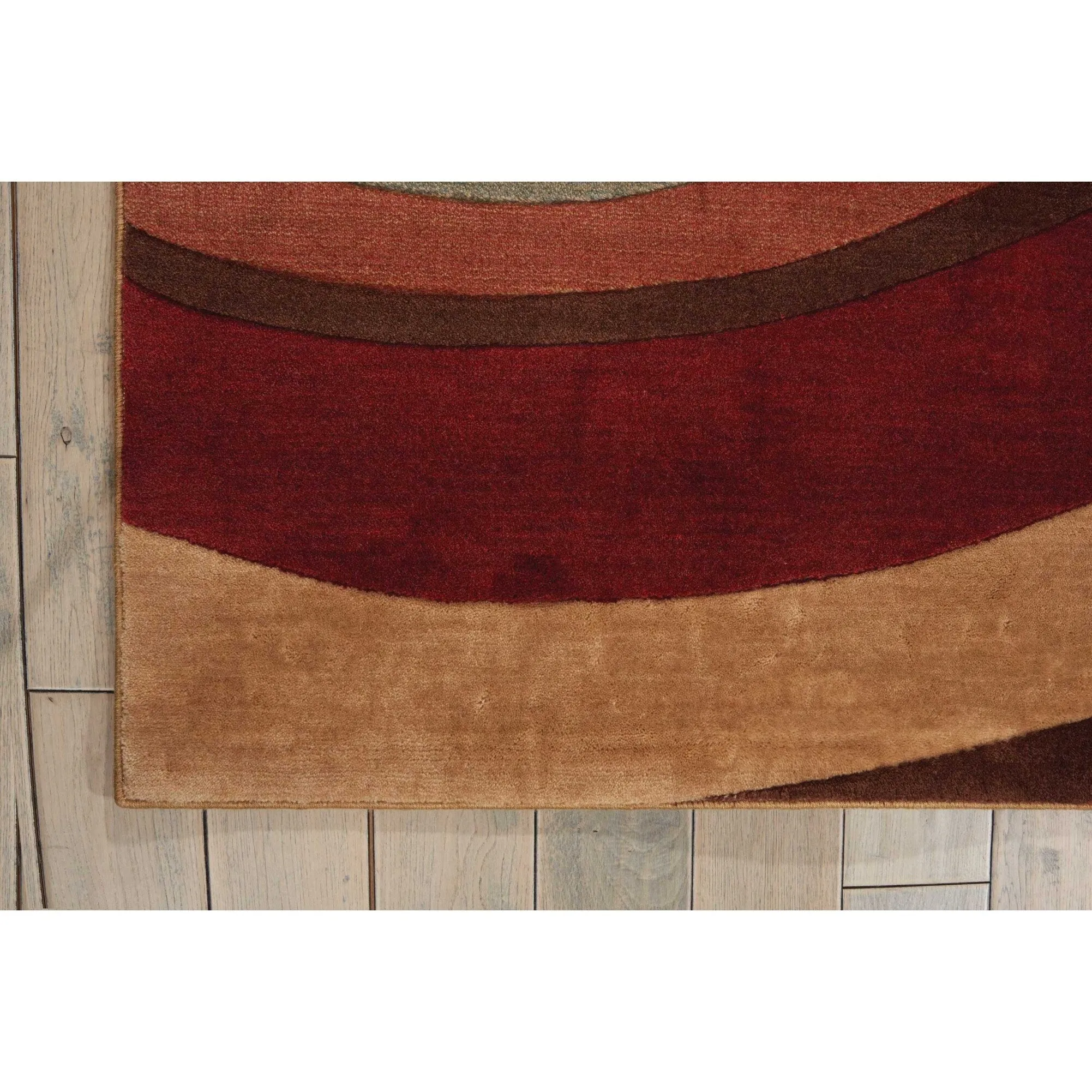 Nourison Somerset Modern Transitional Wave Area Rug