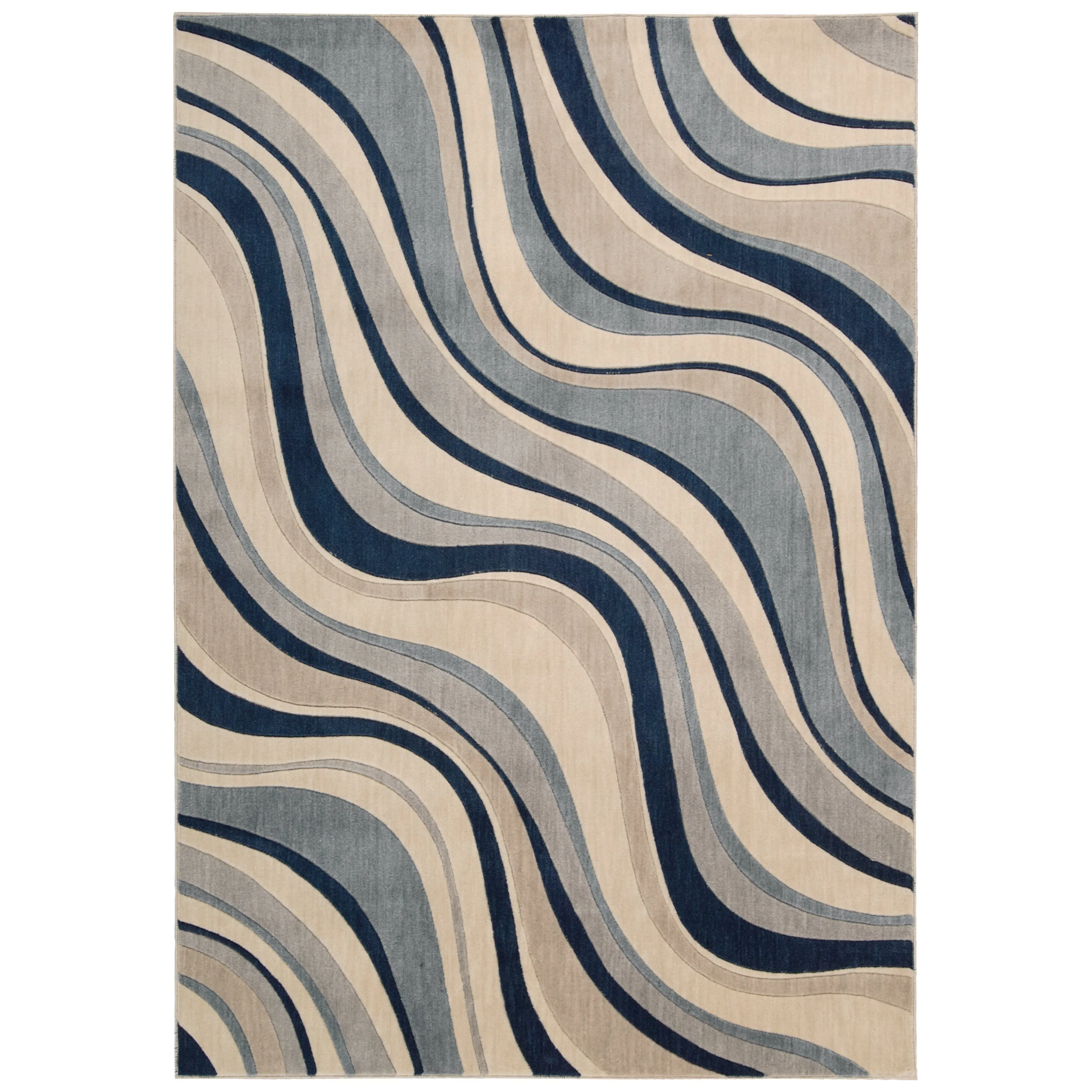Nourison Somerset Modern Transitional Wave Area Rug
