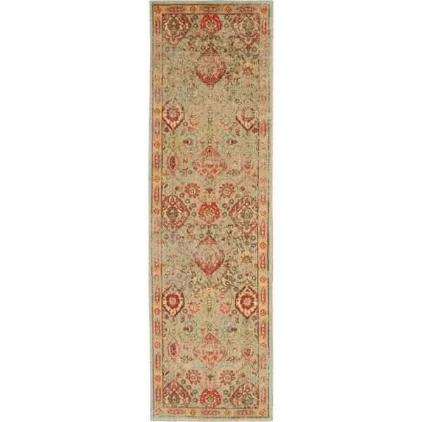 Nourison Somerset Vintage Traditional Brick Red Area Rug