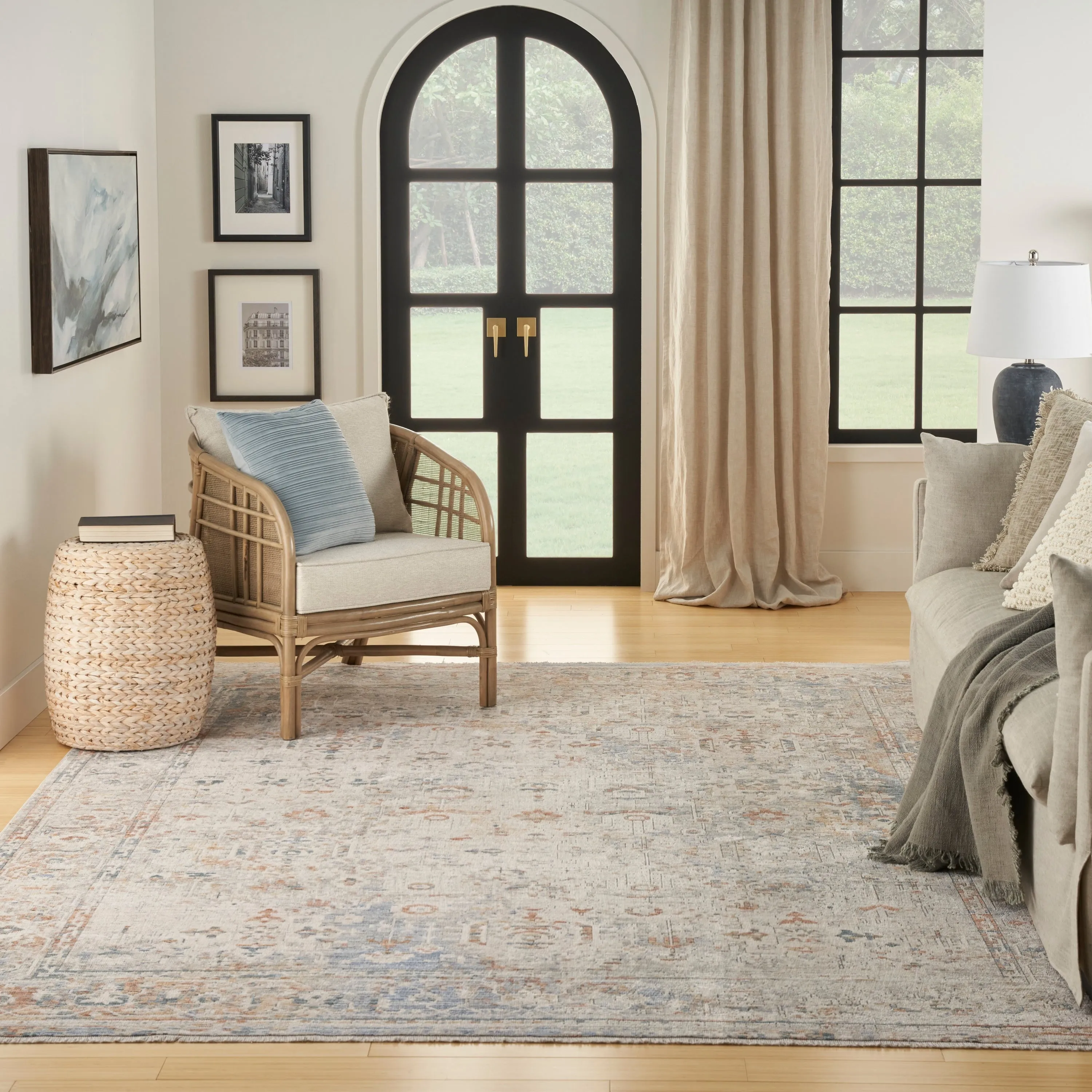 Nourison Timeless Classics Indoor only Cream / Ivory Persian Area Rug