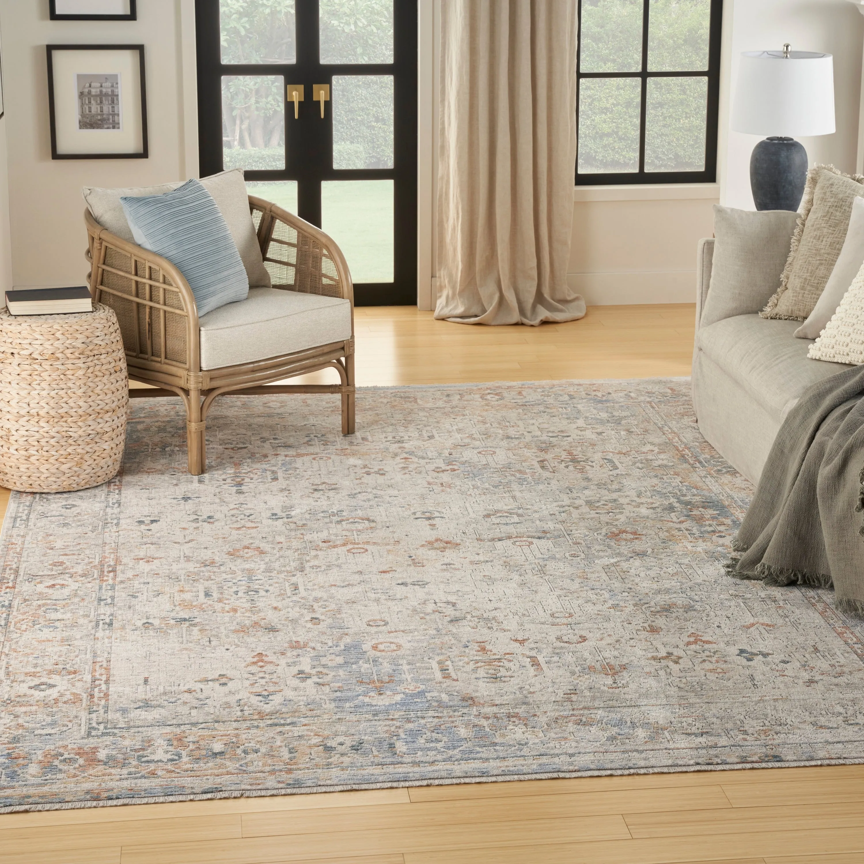 Nourison Timeless Classics Indoor only Cream / Ivory Persian Area Rug