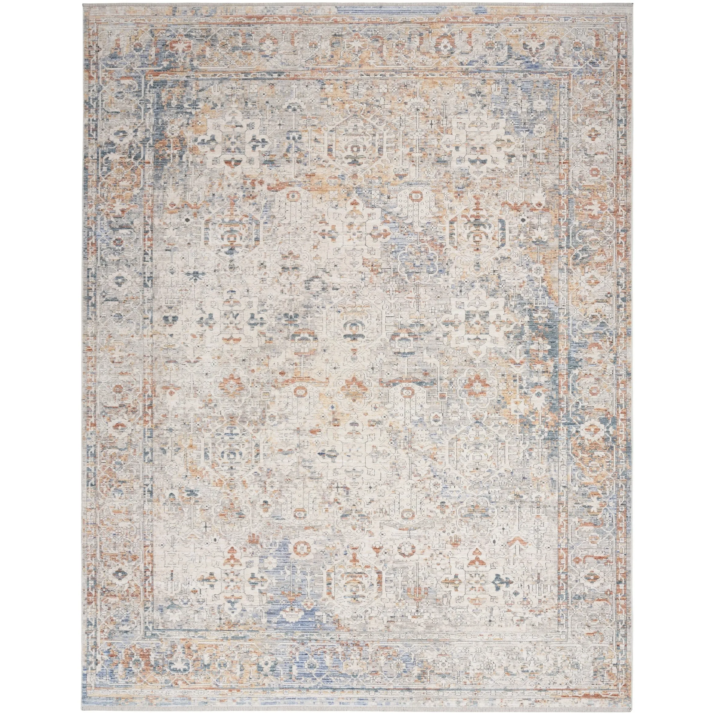 Nourison Timeless Classics Indoor only Cream / Ivory Persian Area Rug