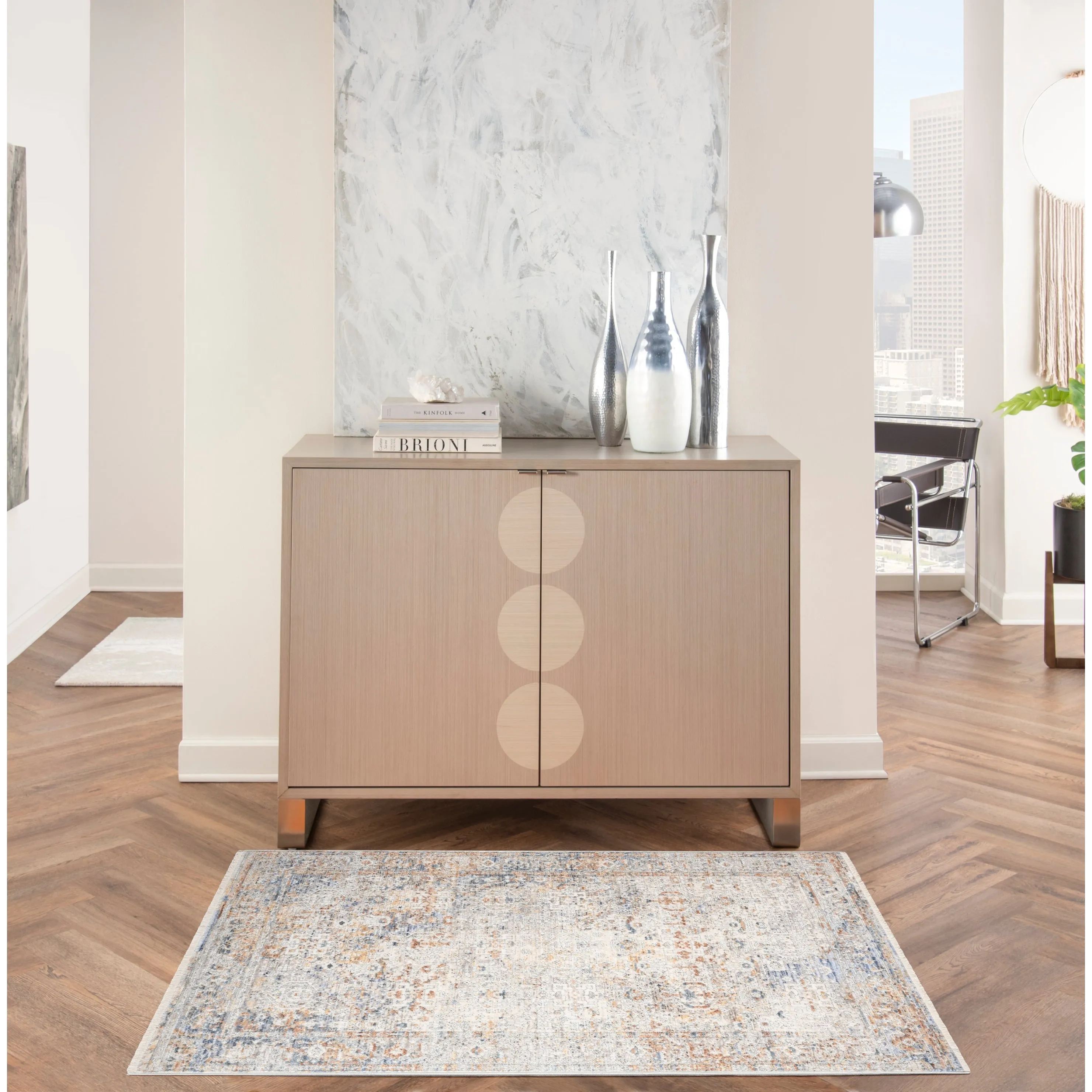 Nourison Timeless Classics Indoor only Cream / Ivory Persian Area Rug