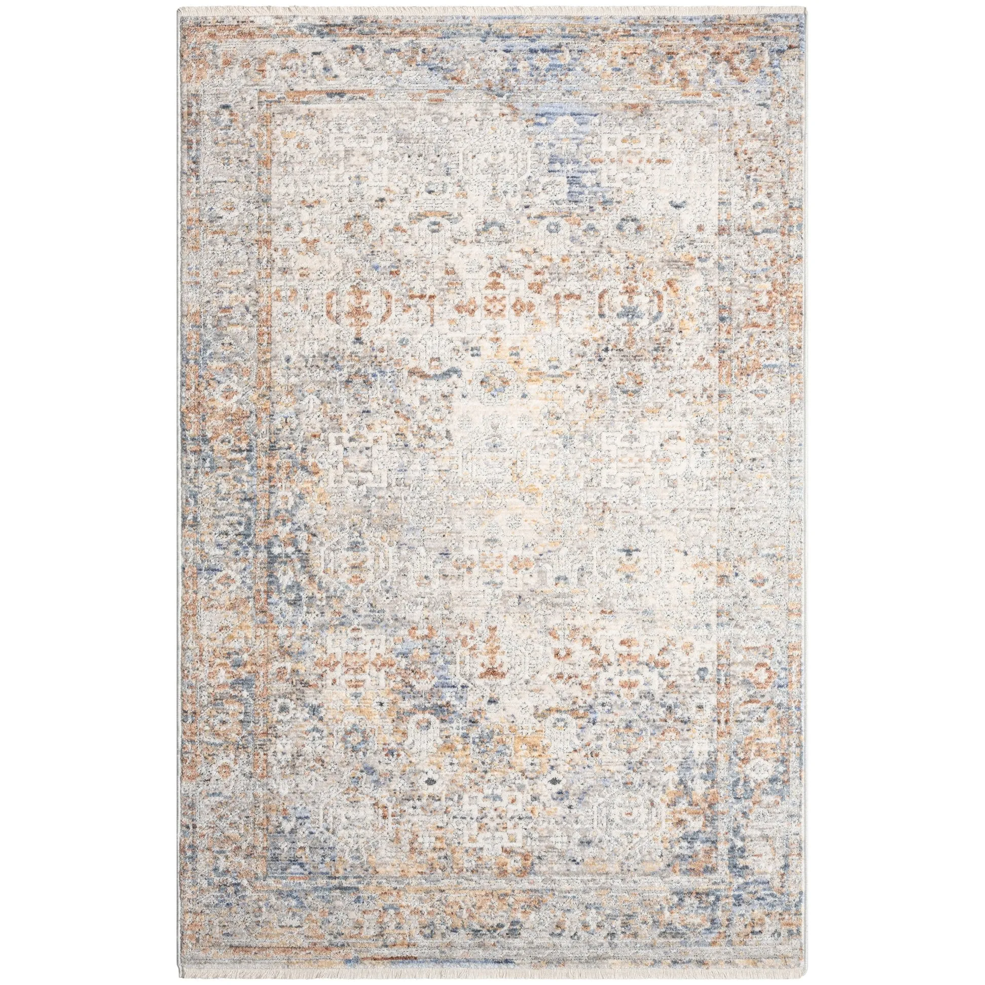 Nourison Timeless Classics Indoor only Cream / Ivory Persian Area Rug