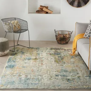 Nourison Trance Abstract Ivory Area Rug