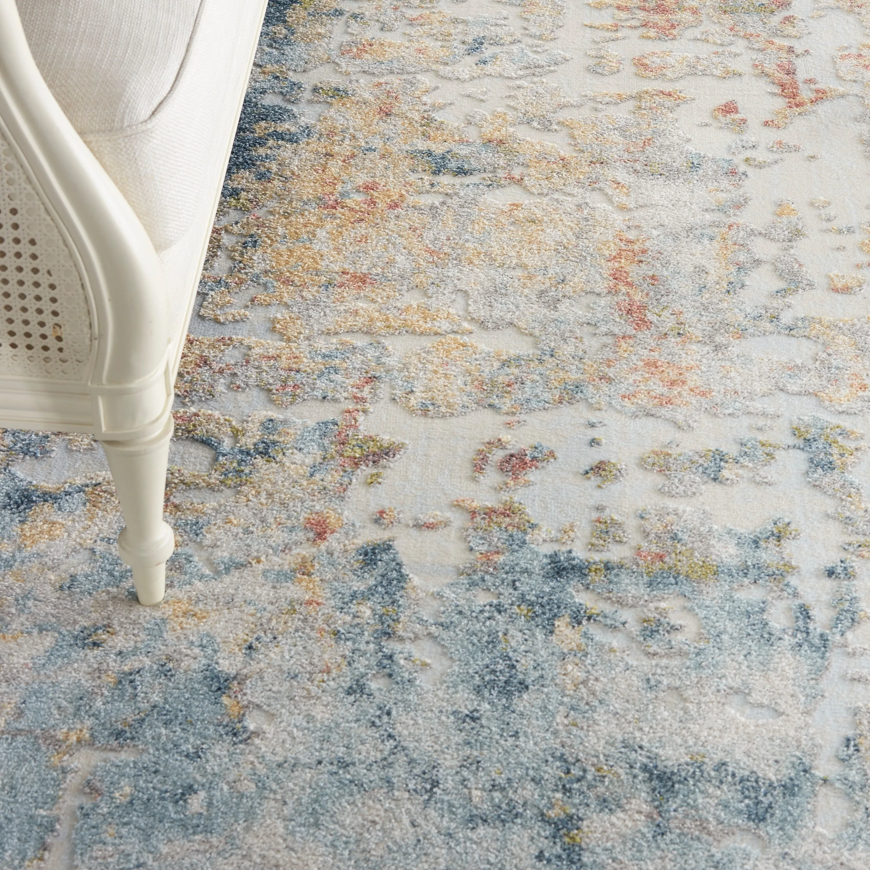 Nourison Trance Abstract Ivory Area Rug