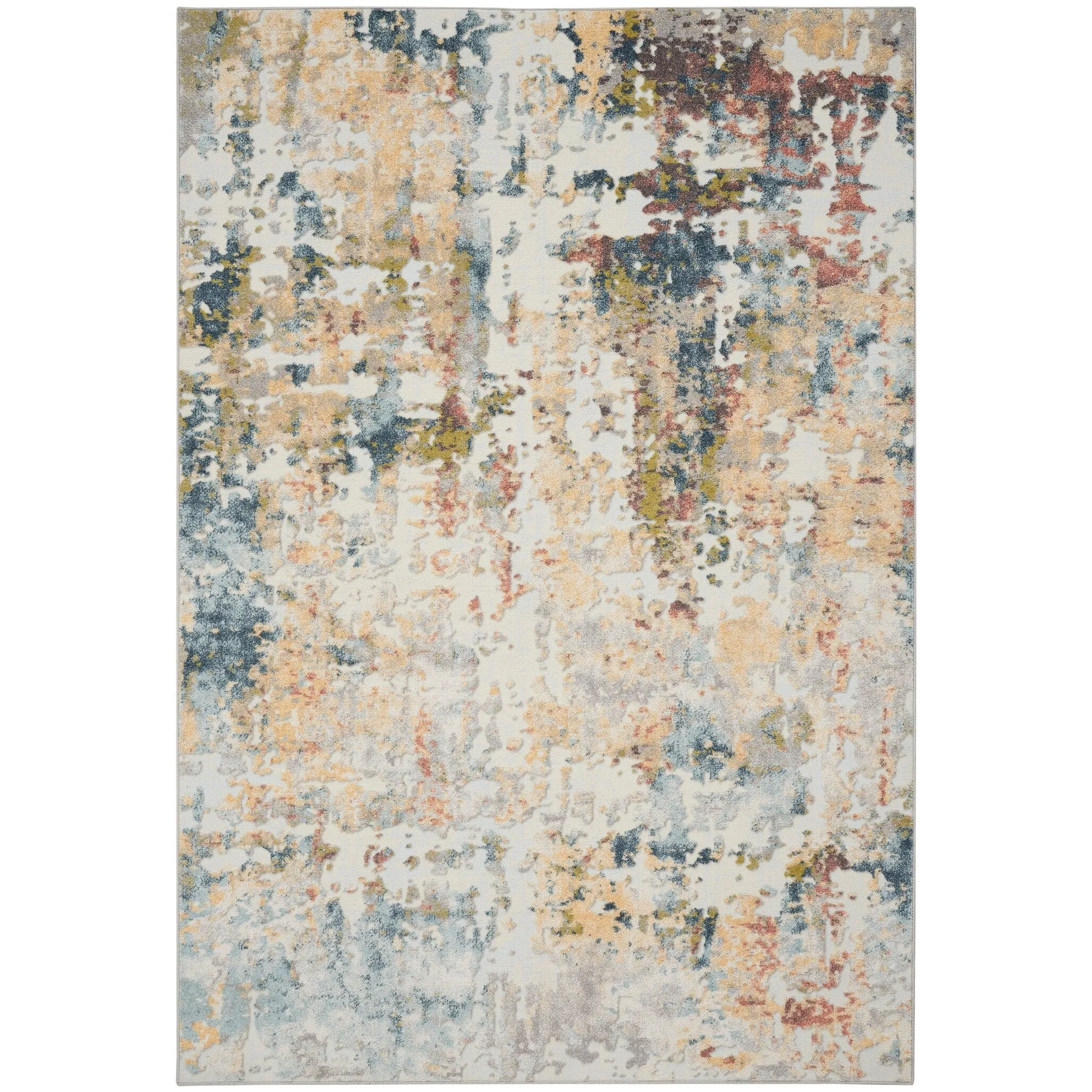 Nourison Trance Abstract Ivory Area Rug