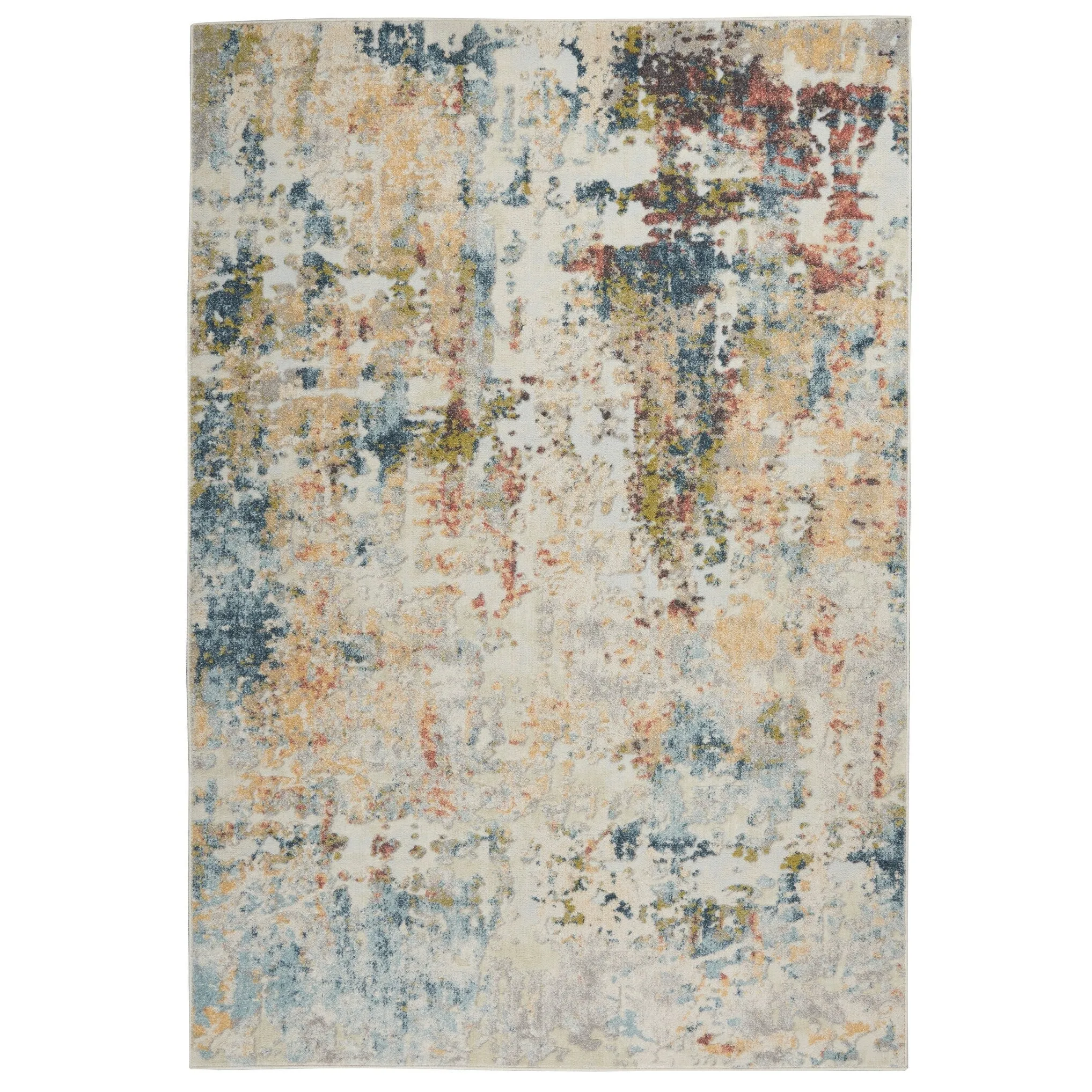 Nourison Trance Abstract Ivory Area Rug