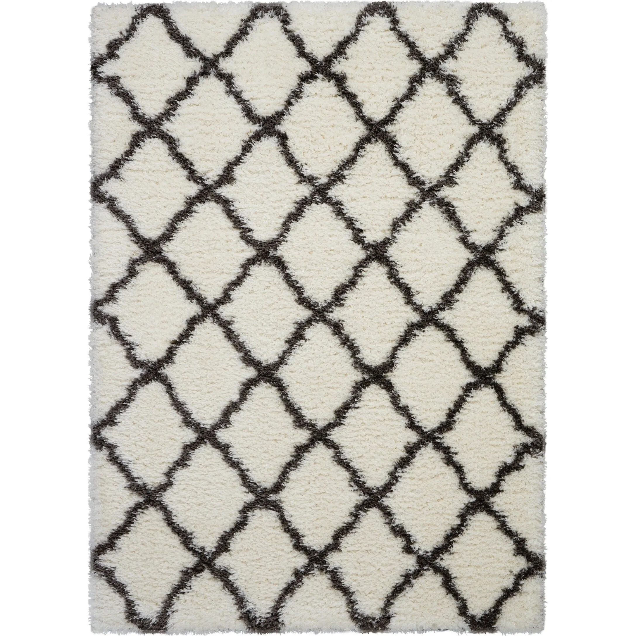 Nourison Ultra Plush Shag Geometric Area Rug