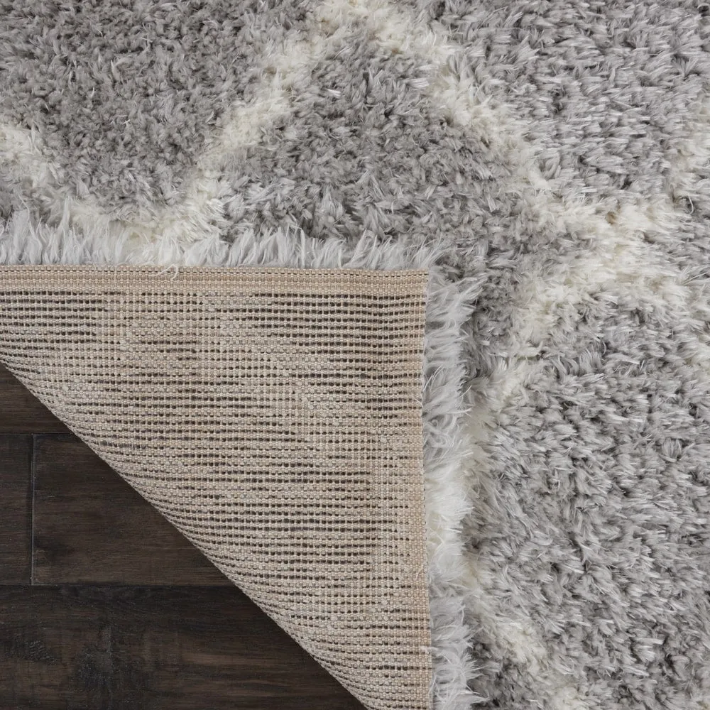 Nourison Ultra Plush Shag Geometric Area Rug