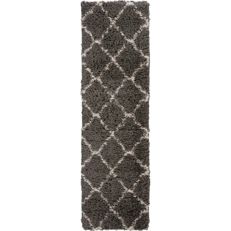 Nourison Ultra Plush Shag Geometric Area Rug