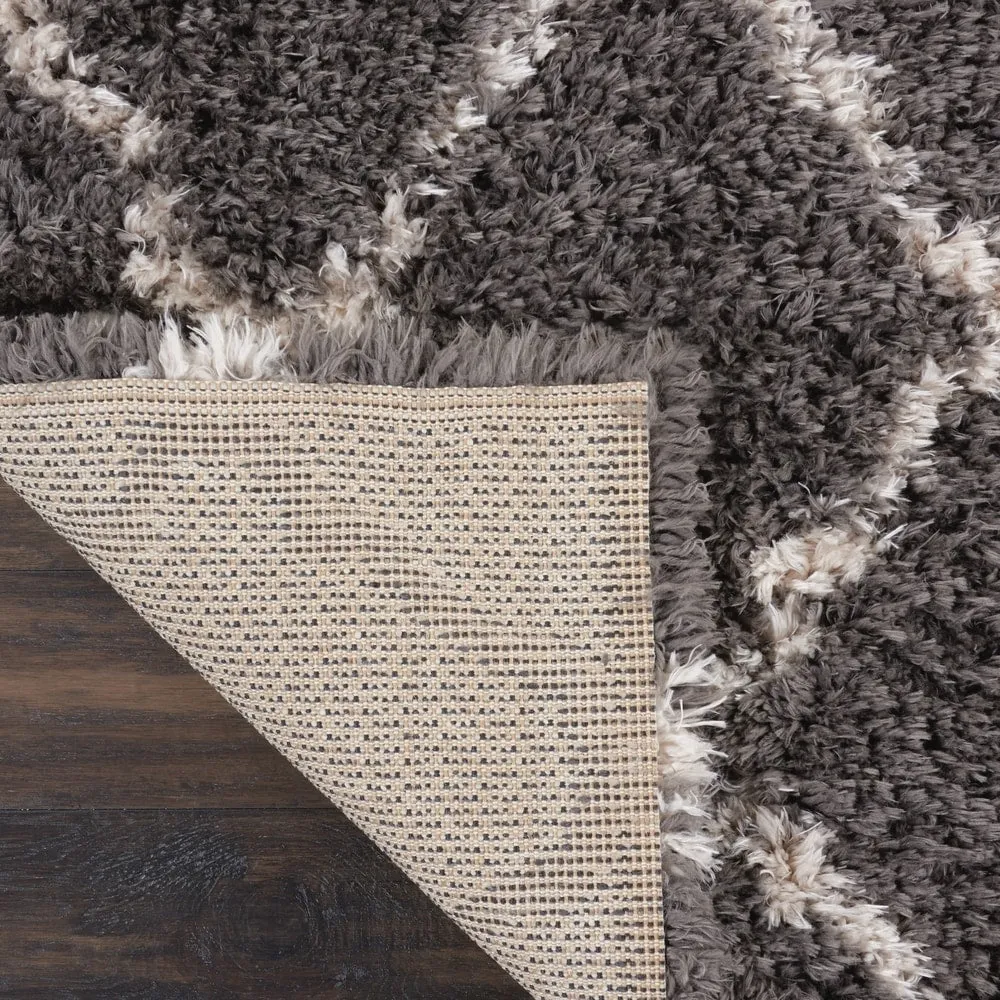 Nourison Ultra Plush Shag Geometric Area Rug