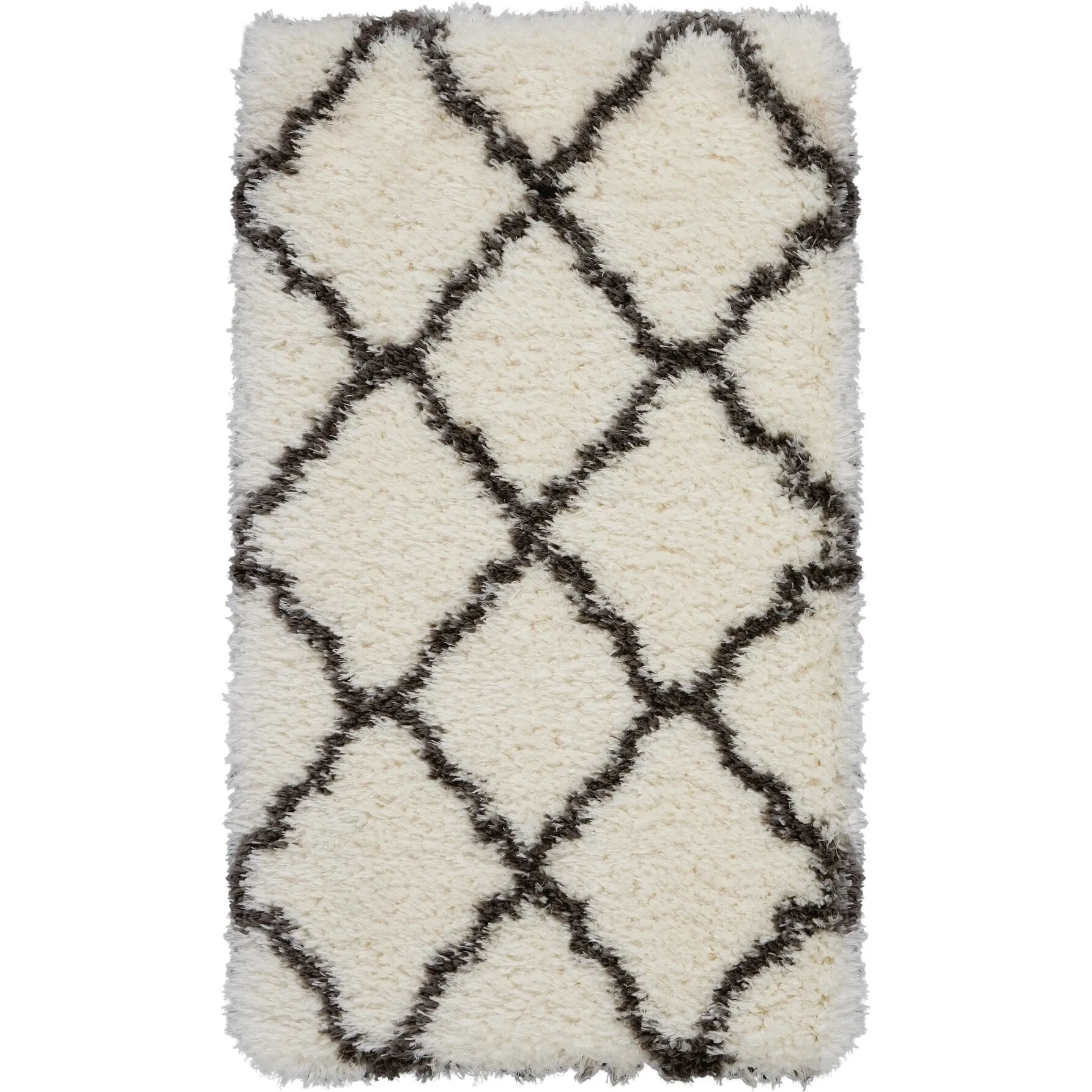Nourison Ultra Plush Shag Geometric Area Rug