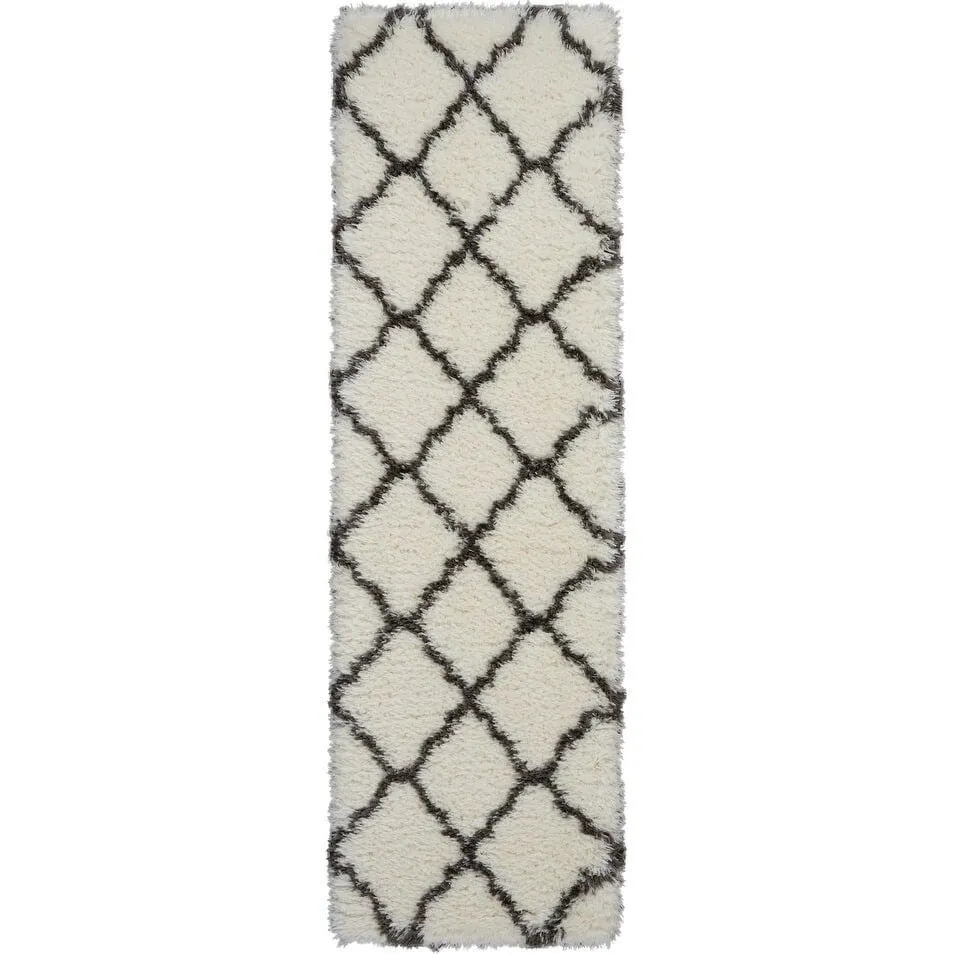 Nourison Ultra Plush Shag Geometric Area Rug