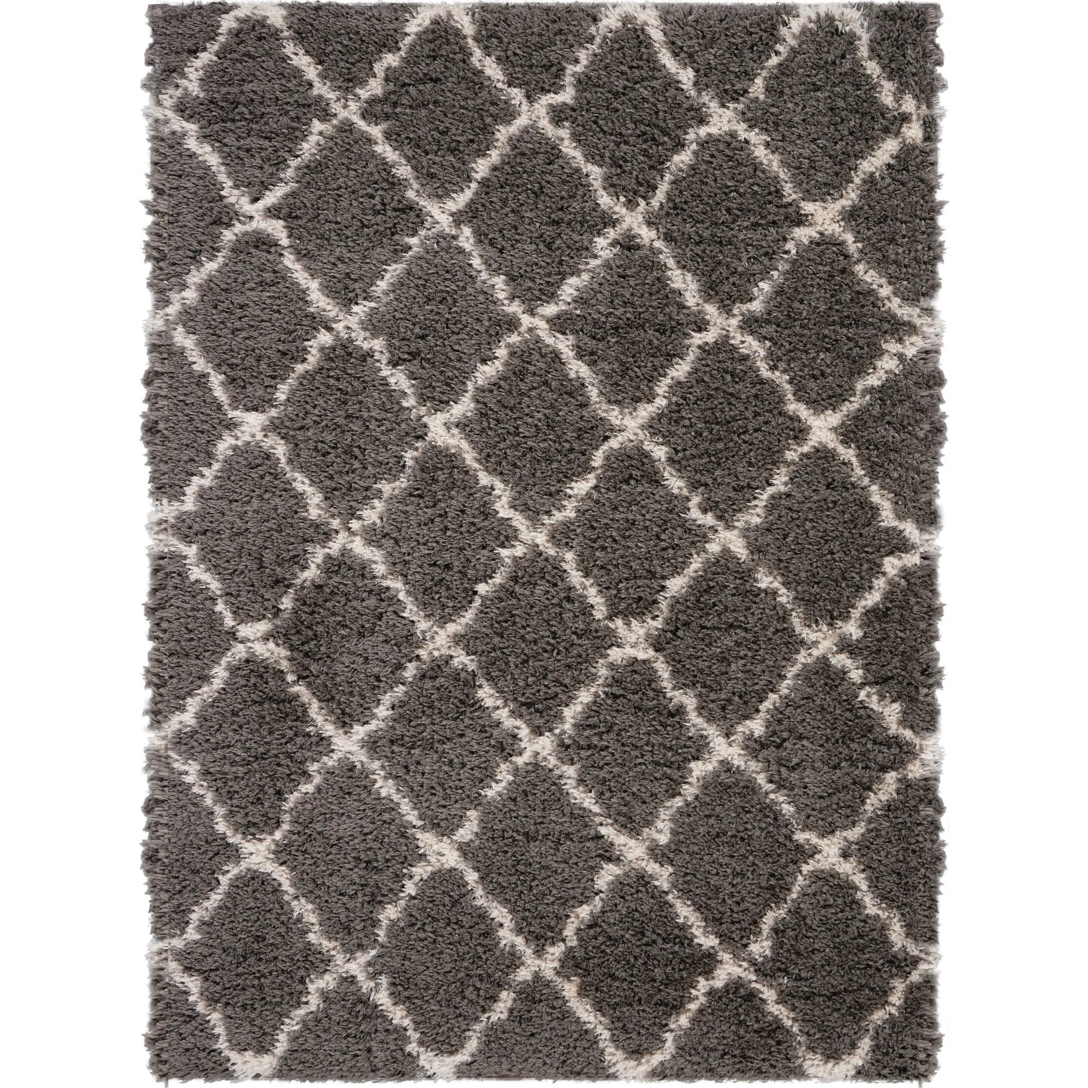 Nourison Ultra Plush Shag Geometric Area Rug