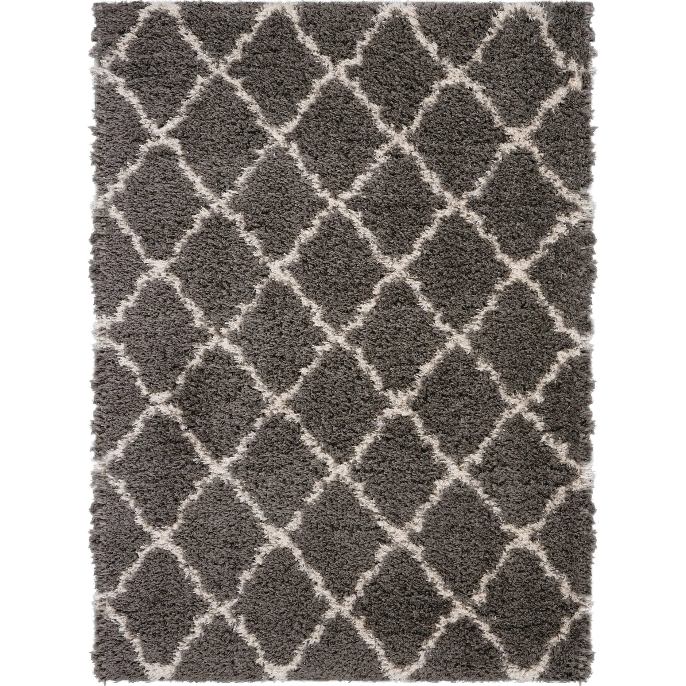 Nourison Ultra Plush Shag Geometric Area Rug