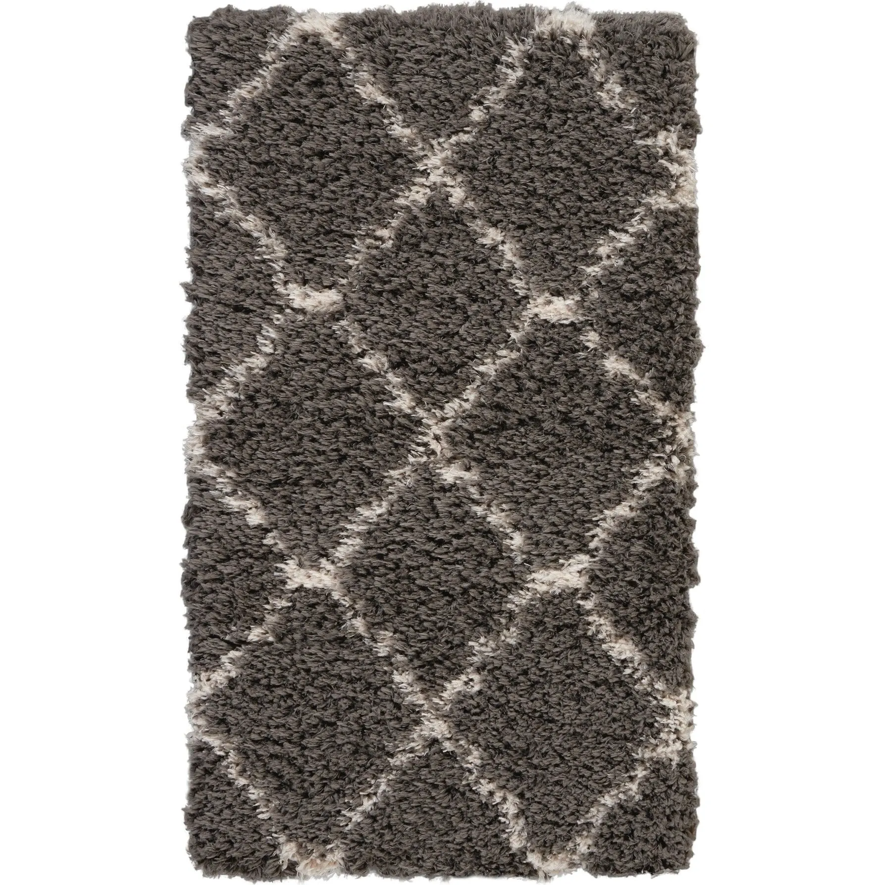 Nourison Ultra Plush Shag Geometric Area Rug
