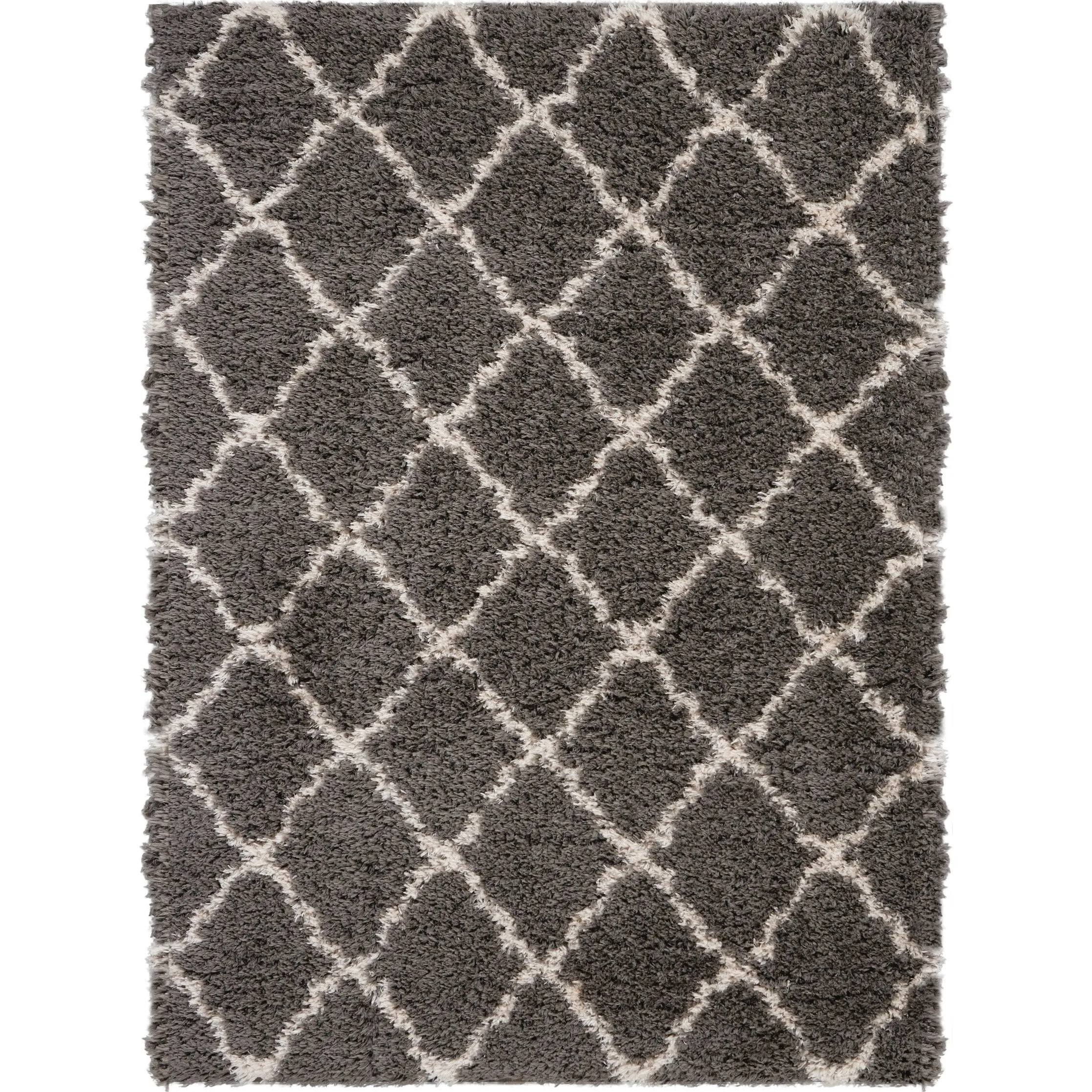 Nourison Ultra Plush Shag Geometric Area Rug