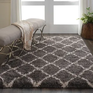 Nourison Ultra Plush Shag Geometric Area Rug