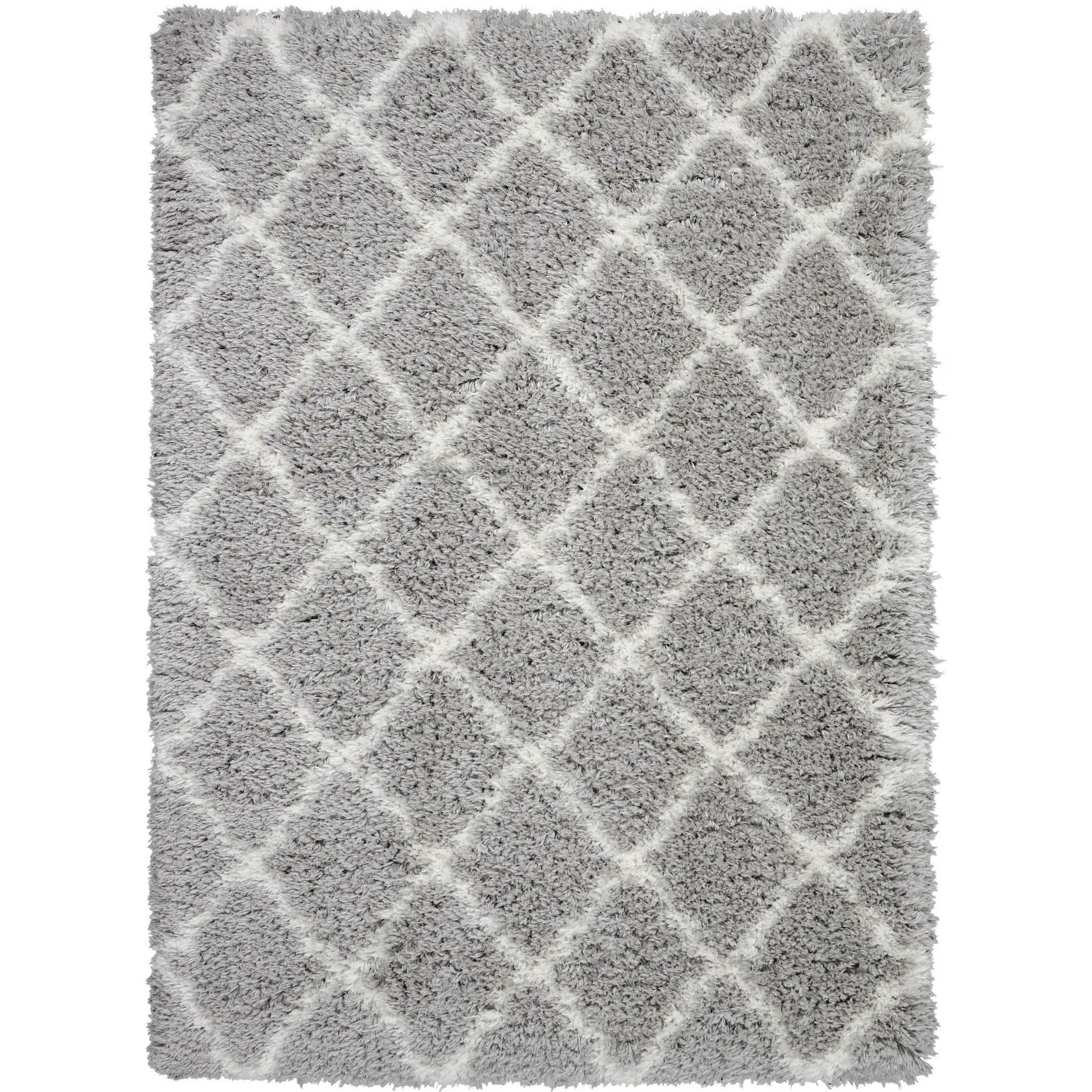 Nourison Ultra Plush Shag Geometric Area Rug