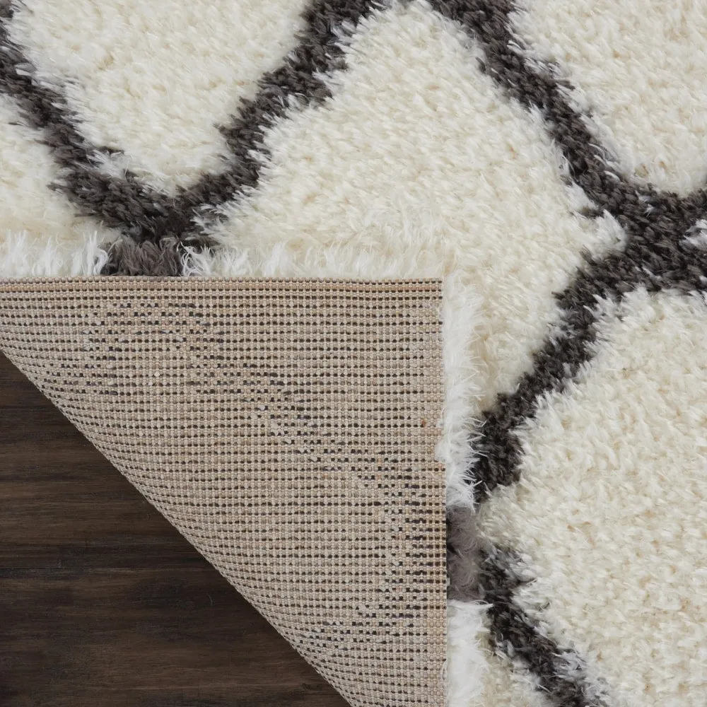 Nourison Ultra Plush Shag Geometric Area Rug