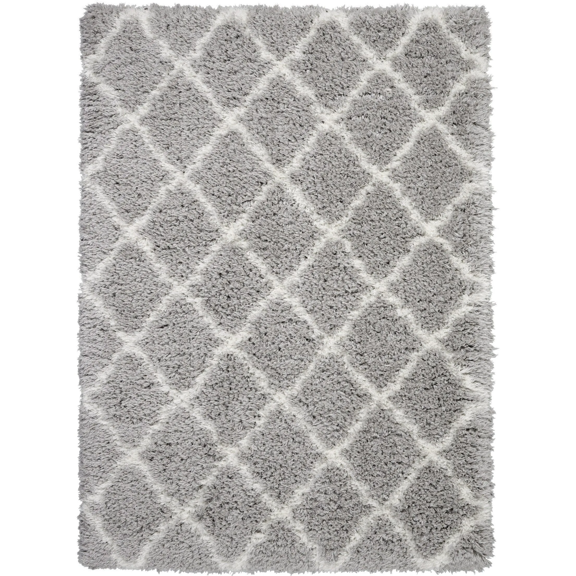Nourison Ultra Plush Shag Geometric Area Rug